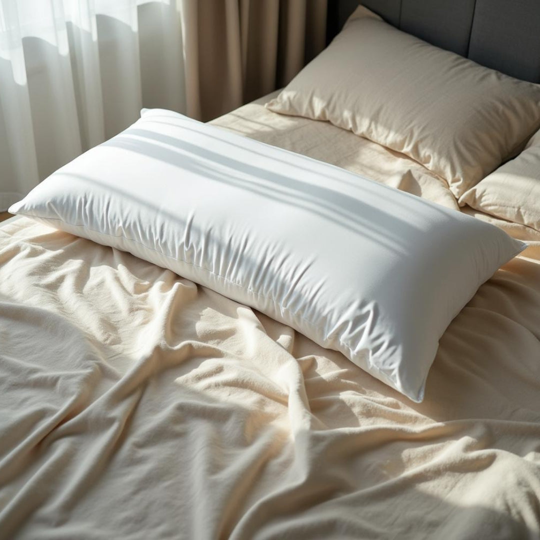 Luxurious Light Grey Plush Pillow