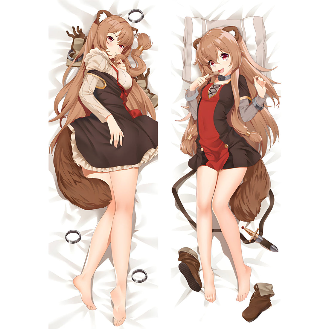 Raphtalia / The Rising Of The Shield Hero / Body Pillow Cover - PillowHub 50x150 PEACH SKIN