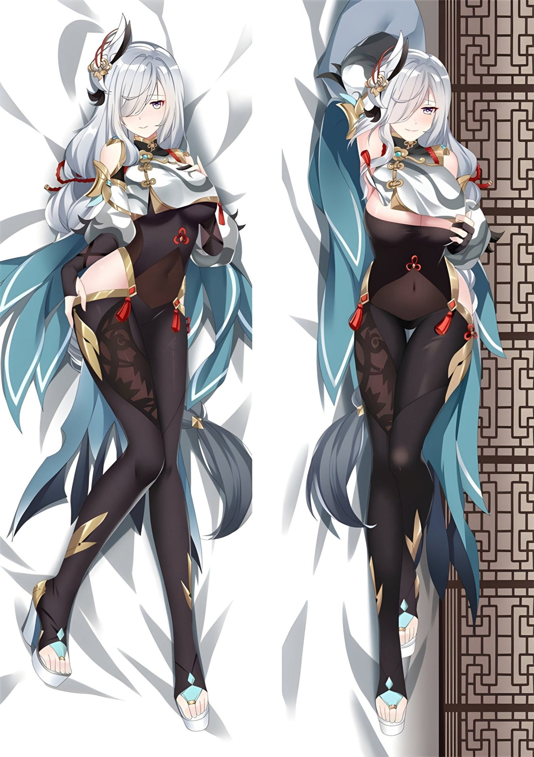 Shenhe Genshin Impact Body Pillow Cover