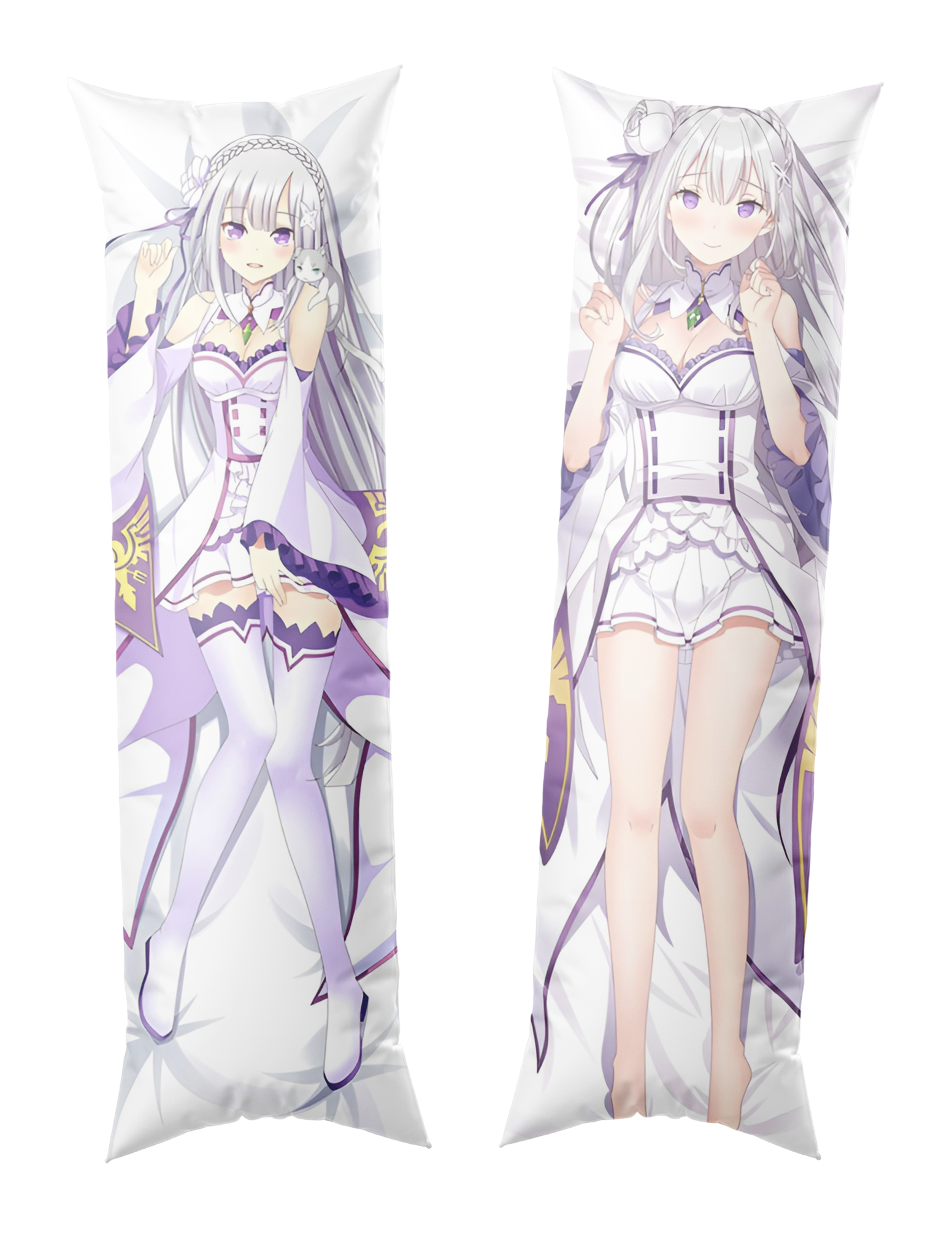 Emilia / RE:Zero / Dakimakura / Anime Body Pillow Cover