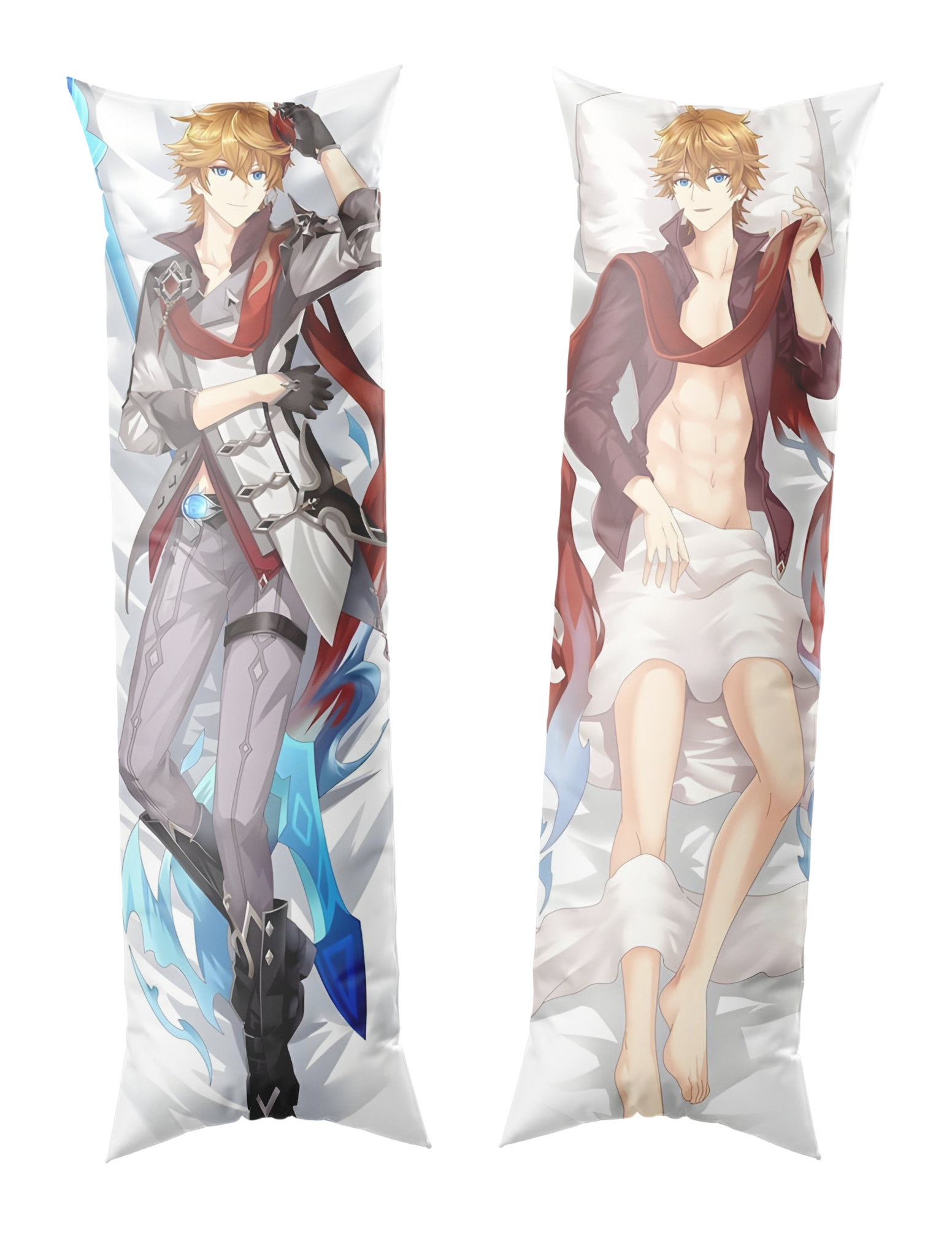 Tartaglia / Genshin Impact / Body Pillow Cover