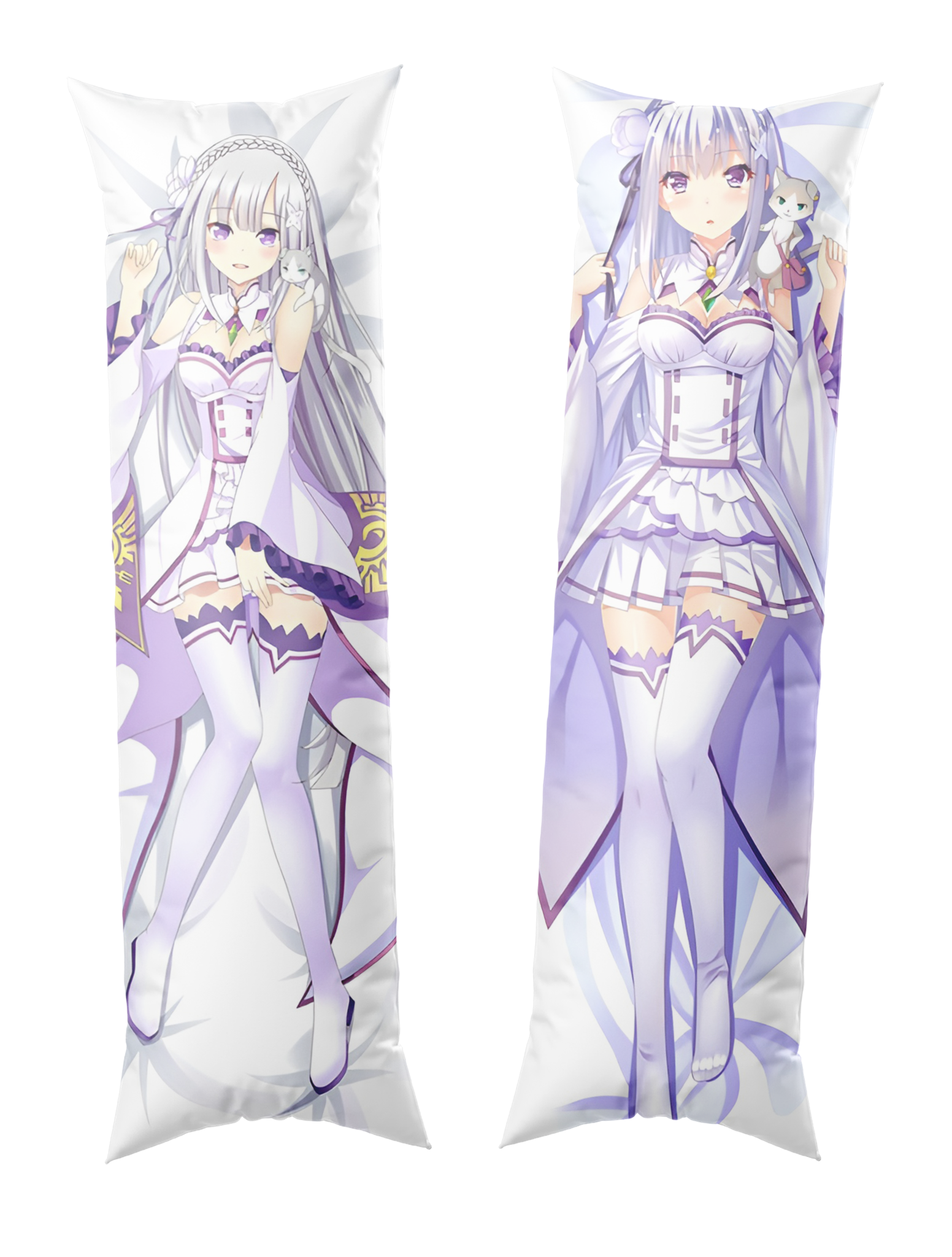 Emilia / RE:Zero / Dakimakura / Anime Body Pillow Cover