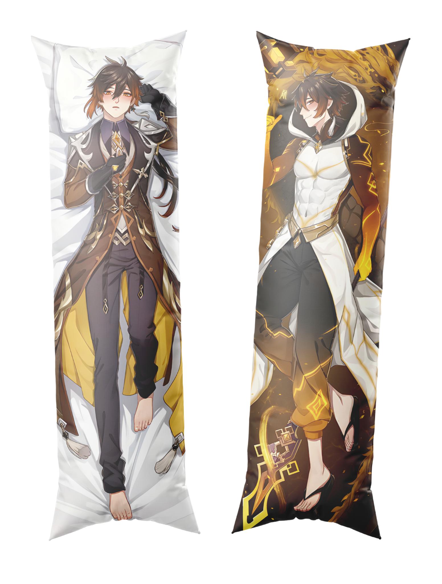 Zhongli / Genshin Impact / Body Pillow Cover