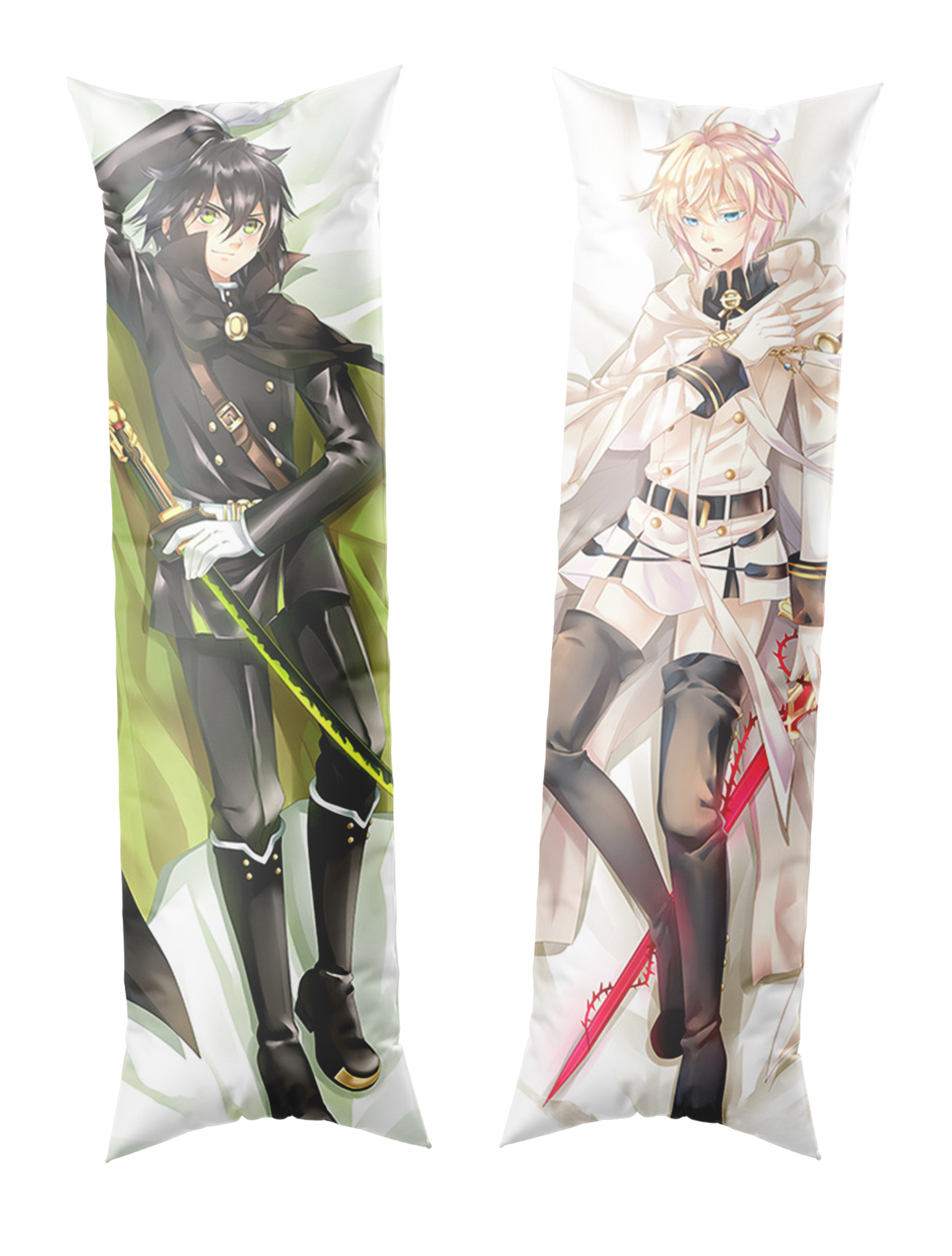Mikaela & Yuichiro / Seraphs of the end / Dakimakura / Anime Body Pillow Cover