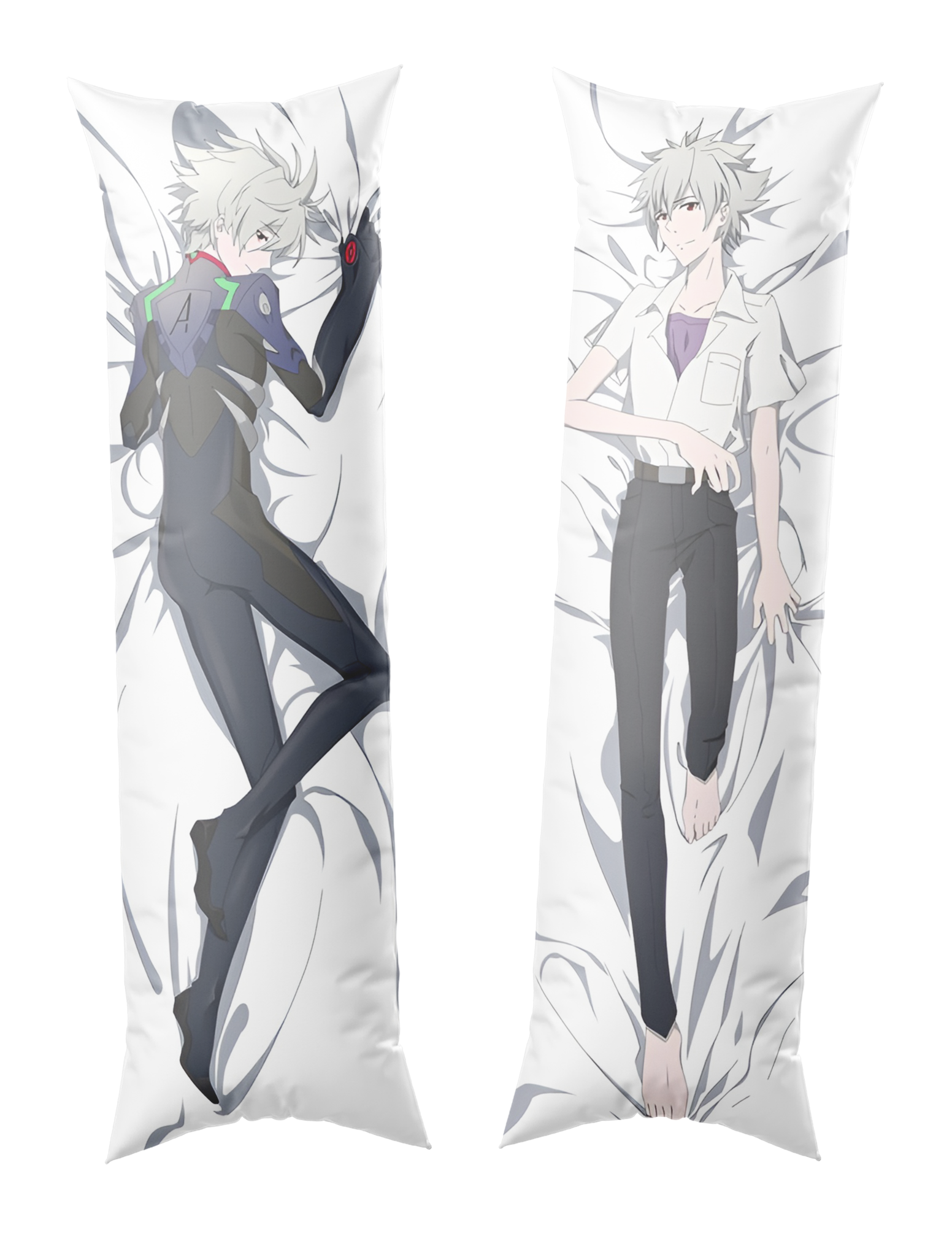 Kaworu Nagisa / Neon Genesis Evangelion / Dakimakura / Anime Body Pillow Cover