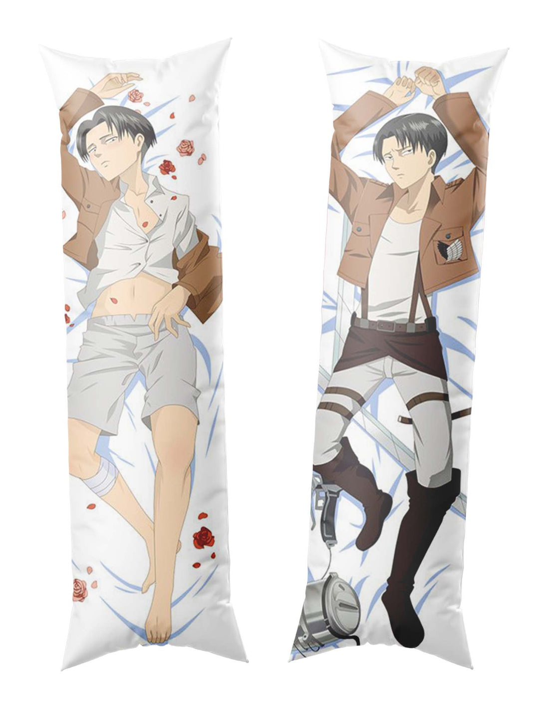 Levi Ackerman / Attack on Titan / Body Pillow Cover - PillowHub 50x150 PEACH SKIN