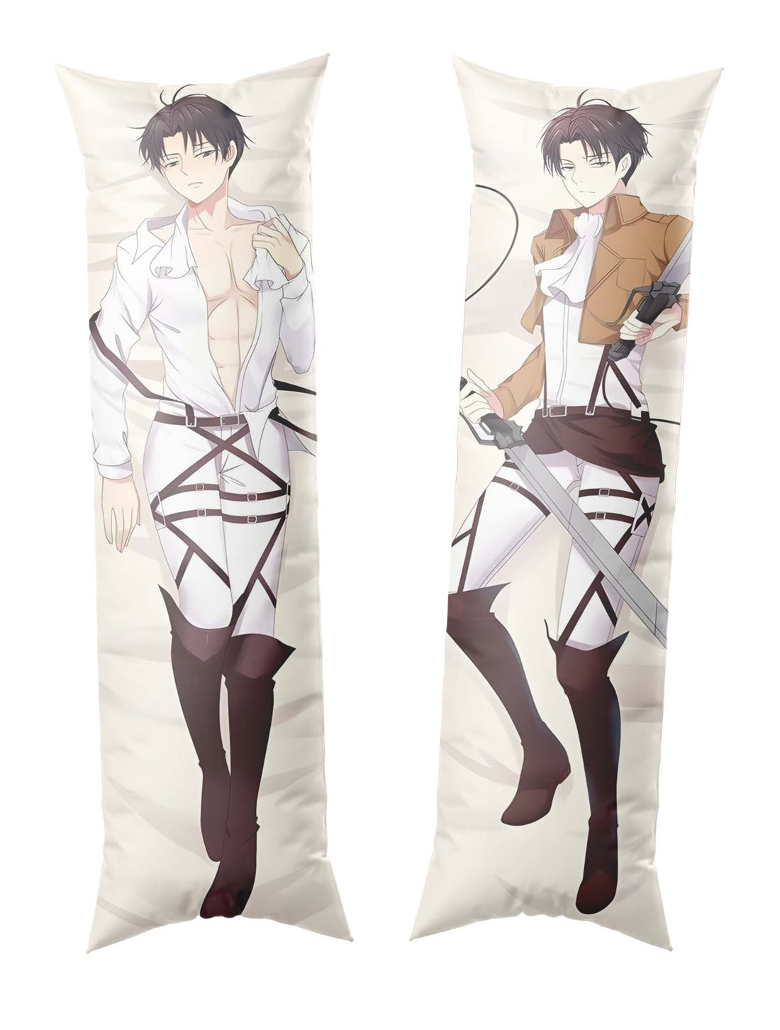 Levi Ackerman / Attack on Titan / Body Pillow Cover - PillowHub 50x150 PEACH SKIN