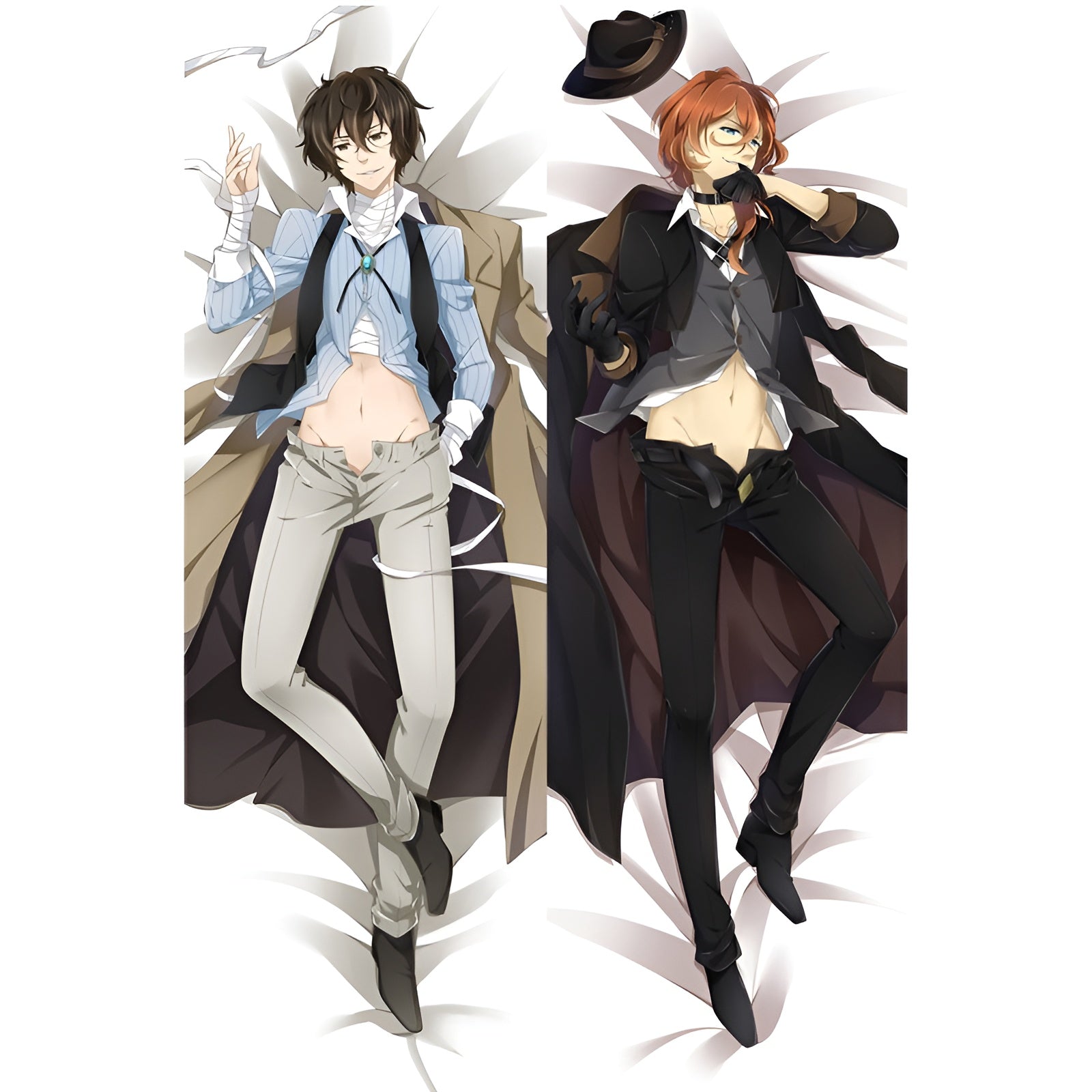 Osamu Dazai / Chuya Nakahara / Bungo Stray Dogs / Dakimakura / Anime Body Pillow Cover