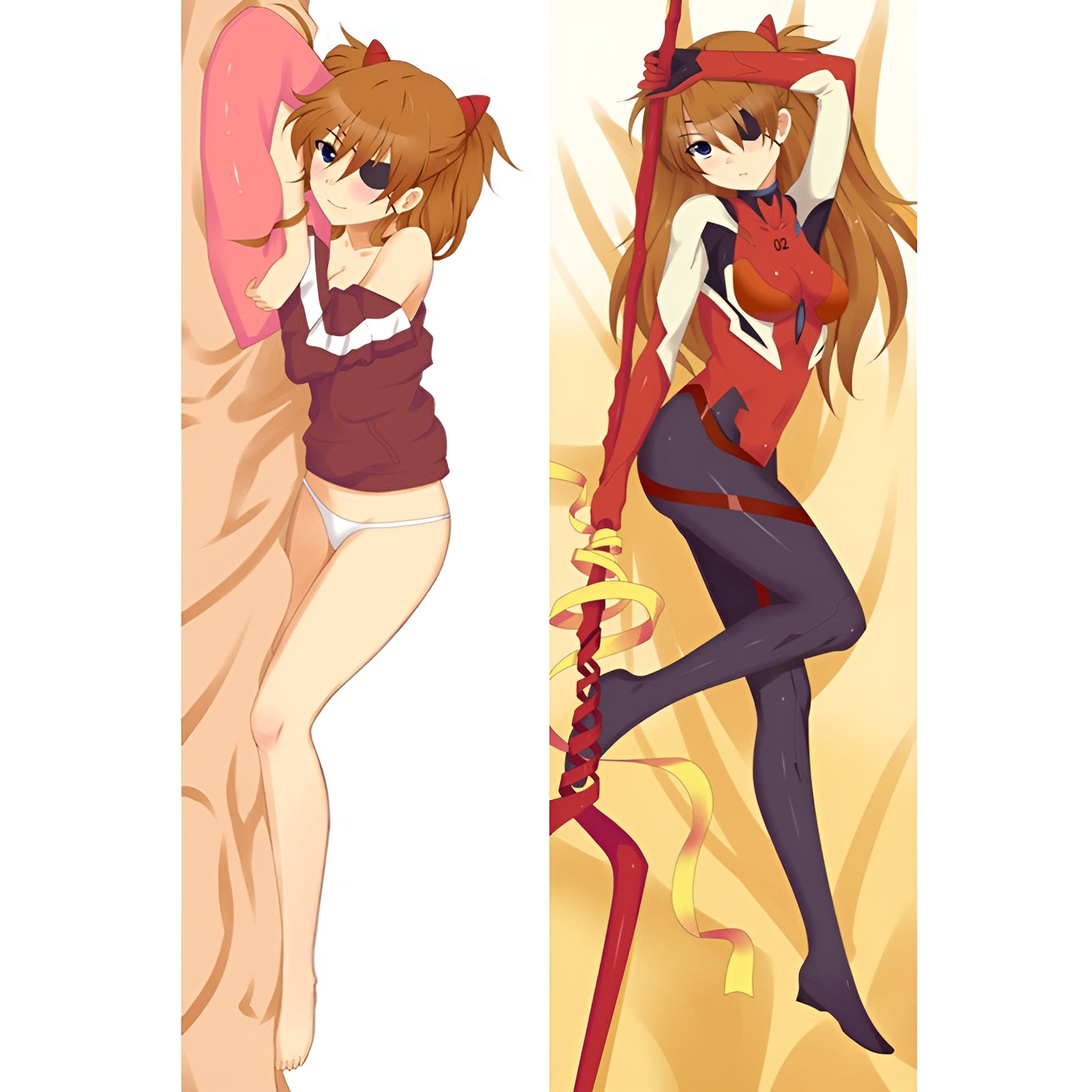 Asuka Langley Soryu / Neon Genesis Evangelion / Dakimakura / Anime Body Pillow Cover