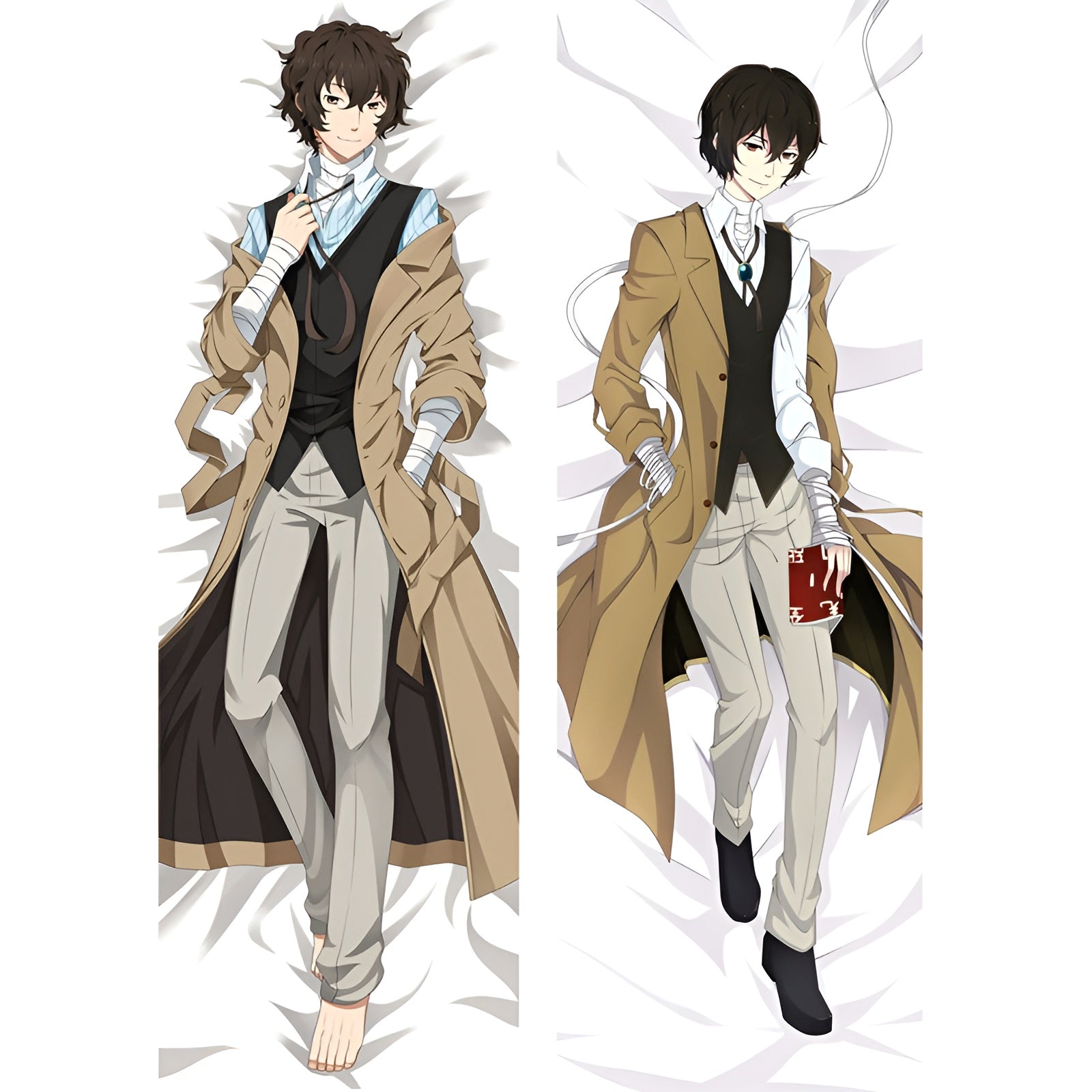 Osamu Dazai / Bungo Stray Dogs / Dakimakura / Anime Body Pillow Cover