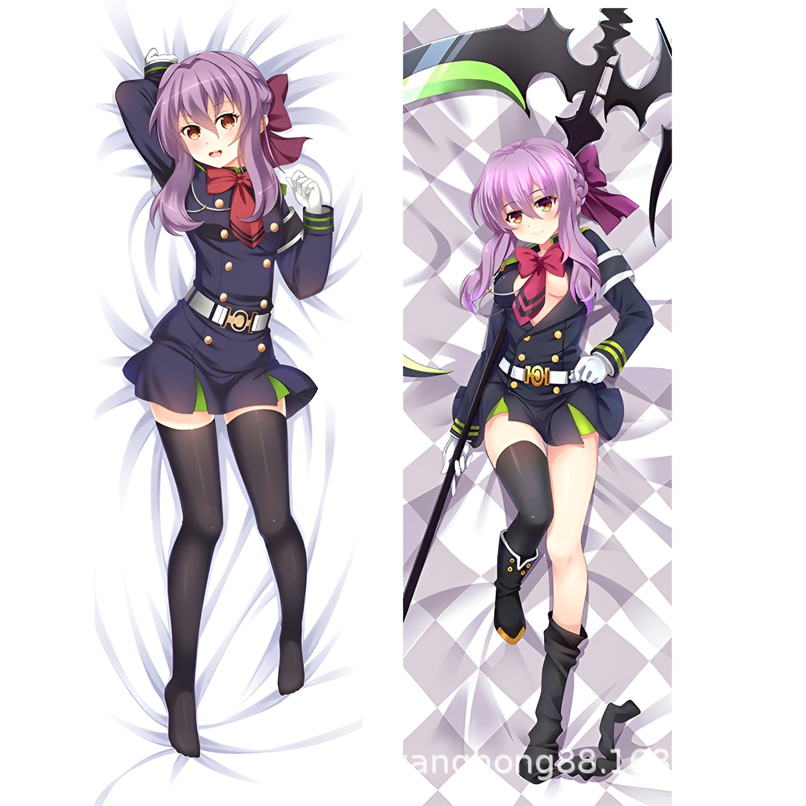 Shinoa Hiragi / Seraphs of the end / Dakimakura / Anime Body Pillow Cover