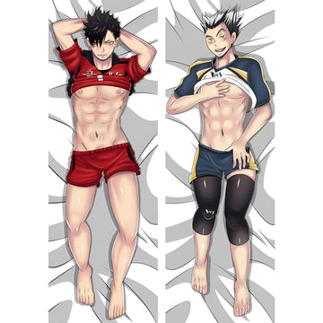 Kōtarō Bokuto / Tetsurō Kuroo /  Haikyu / Dakimakura / Anime Body Pillow Cover