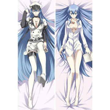 Esdeath / Akame Ga Kill / Dakimakura / Anime Body Pillow Cover