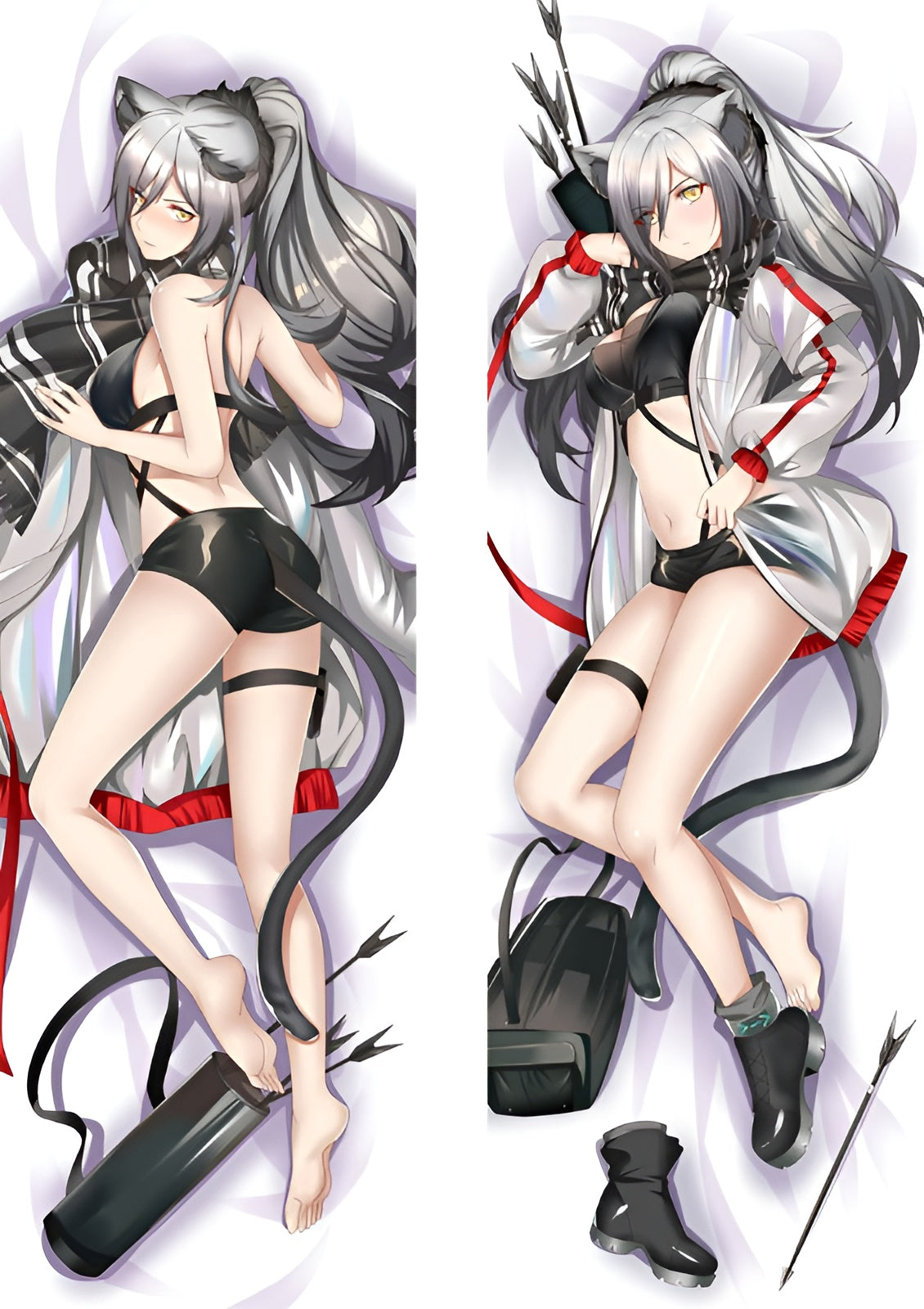 Schwarz / Arknights / Dakimakura / Anime Body Pillow Cover