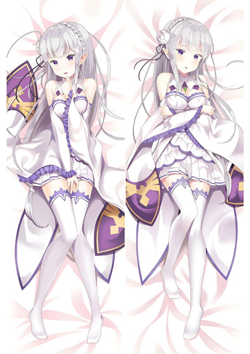 Emilia / RE:Zero / Dakimakura / Anime Body Pillow Cover