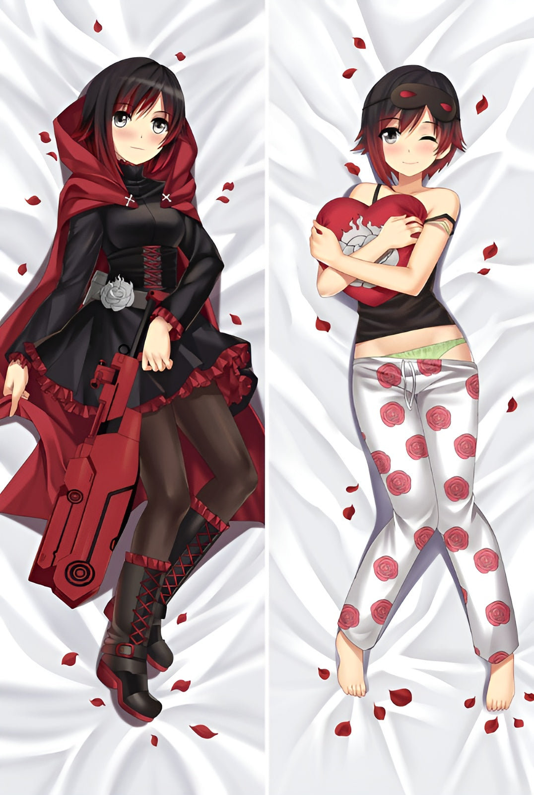 Ruby Rose / RWBY / Dakimakura / Anime Body Pillow Cover