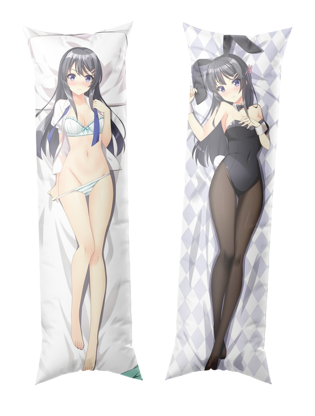 Mai Sakurajima / Rascal Does Not Dream Of Bunny Girl Senpai / Body Pillow Cover - PillowHub 50x150 PEACH SKIN