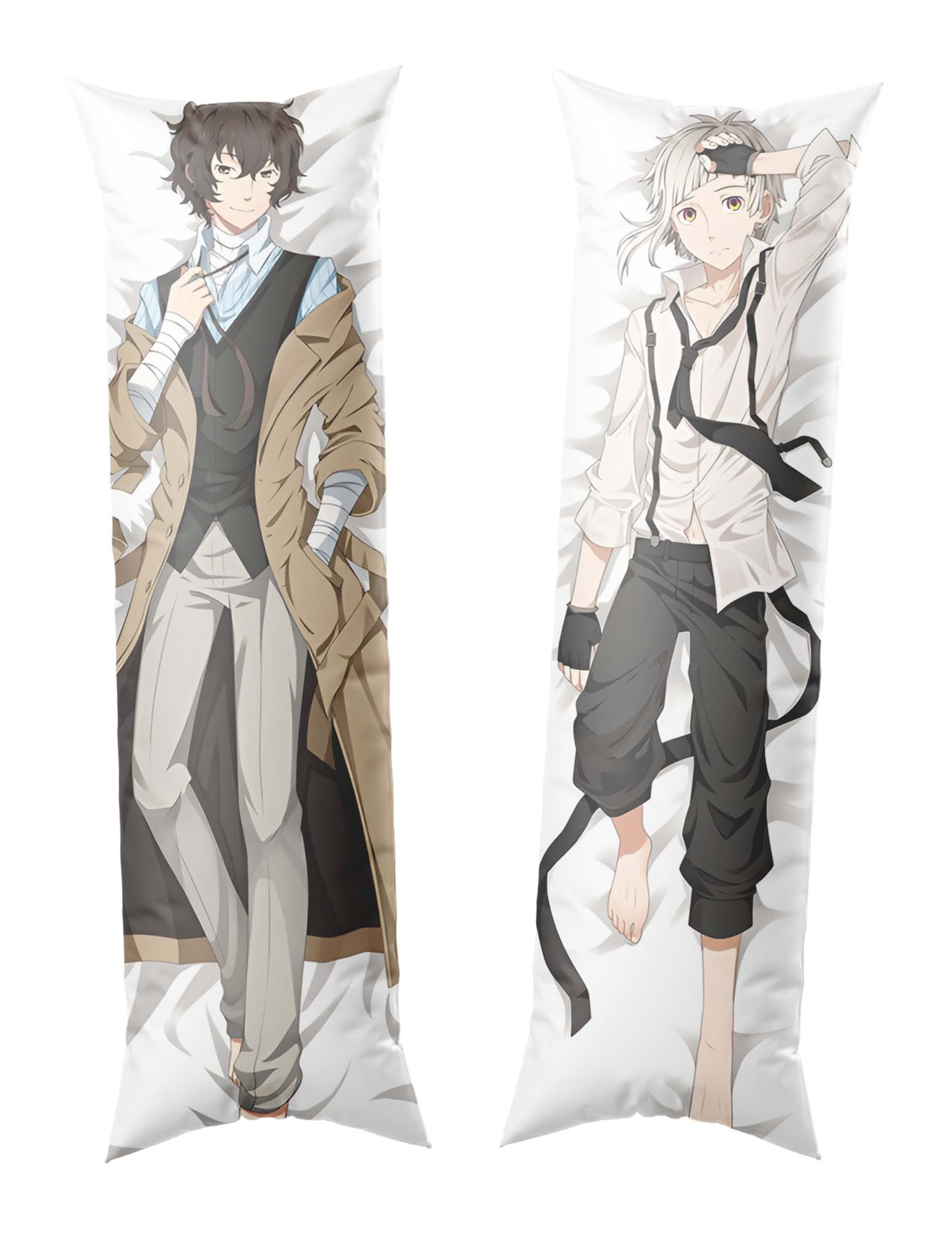 Osamu Dazai / Atsushi Nakajima / Bungo Stray Dogs / Dakimakura / Anime Body Pillow Cover