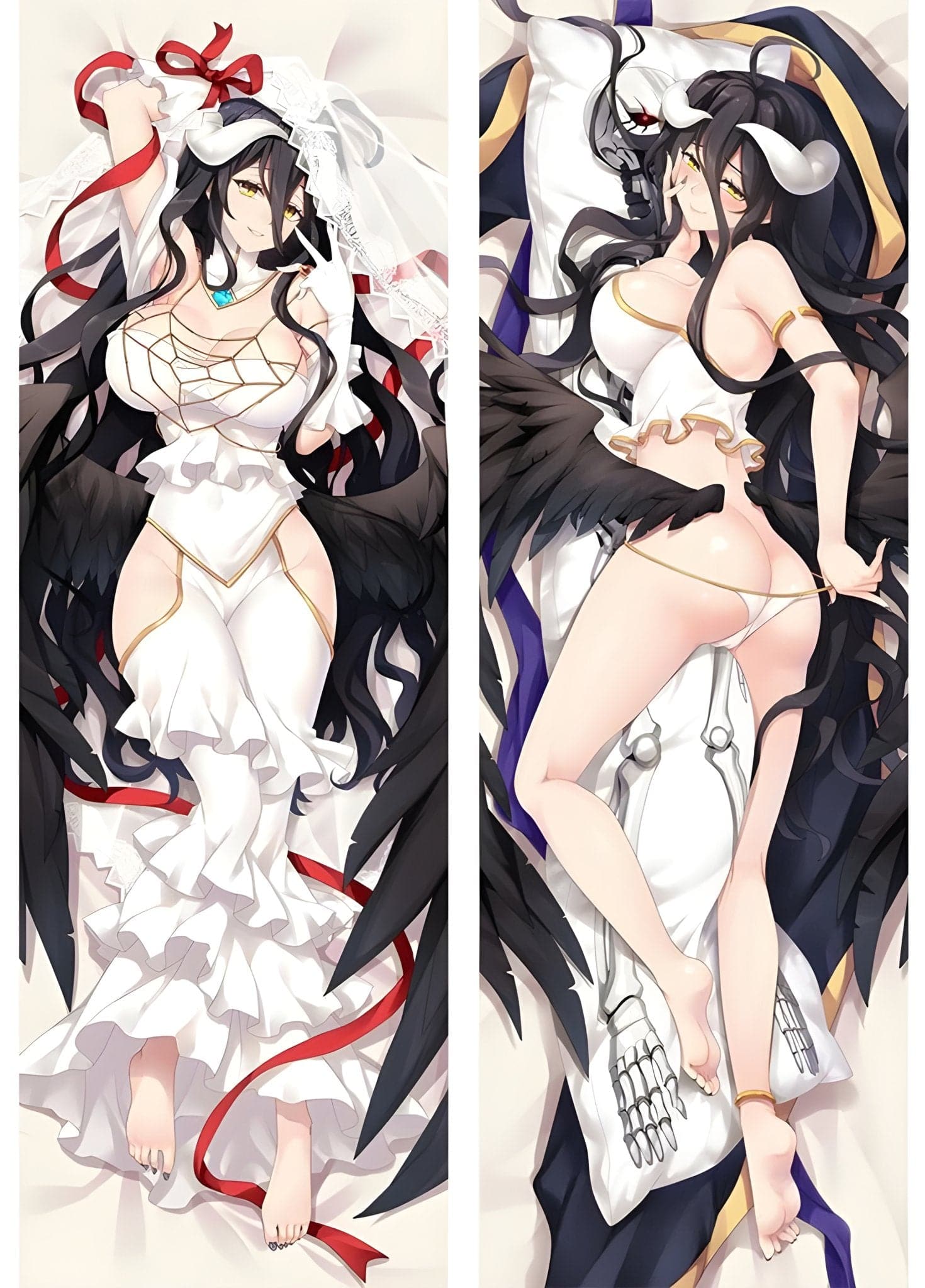 Albedo ainz body pillow best sale