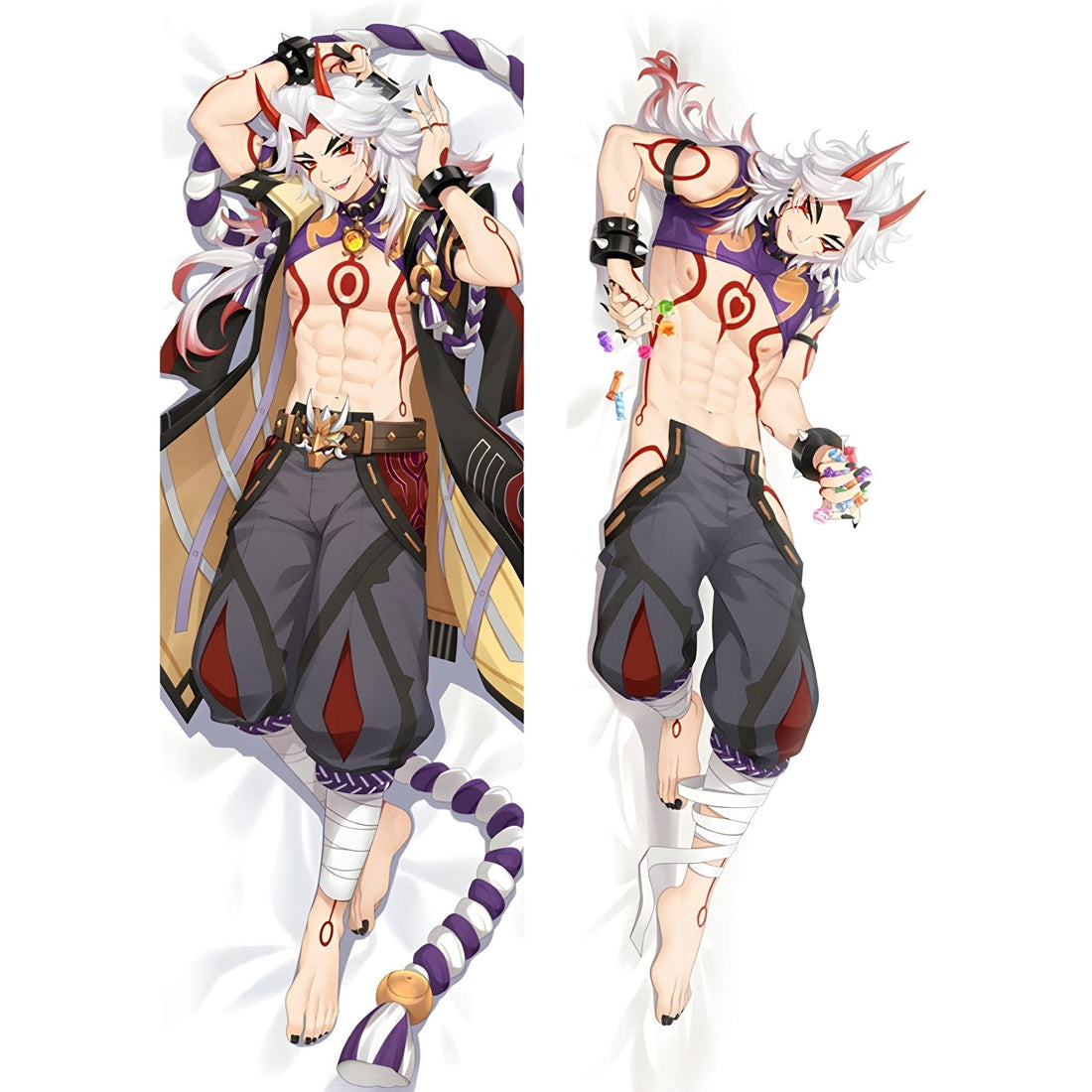 Arataki Itto / Genshin Impact / Body Pillow Cover - PillowHub 50x150 PEACH SKIN