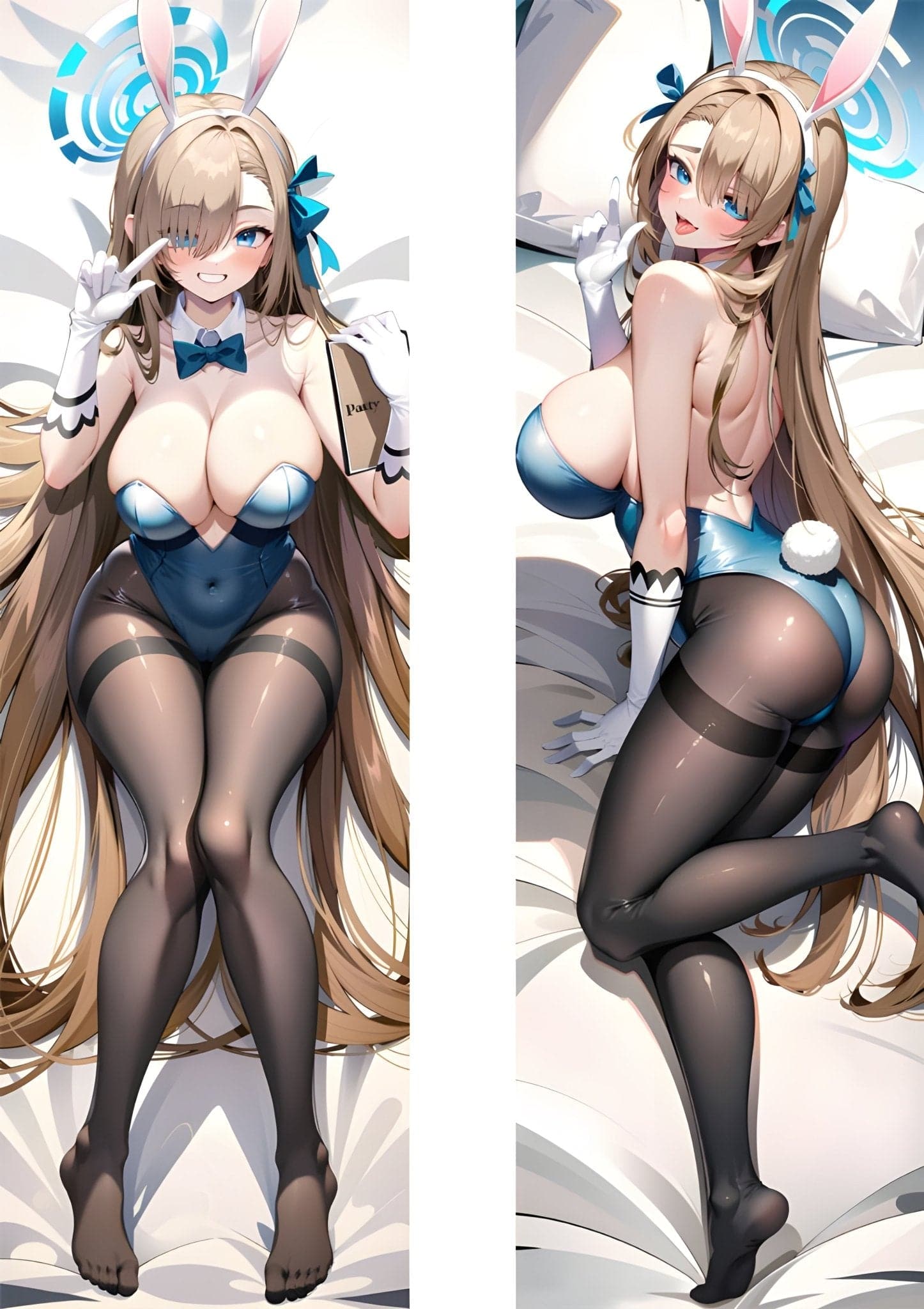 Asuna / Blue Archive / Body Pillow Cover - PillowHub 50x150 PEACH SKIN