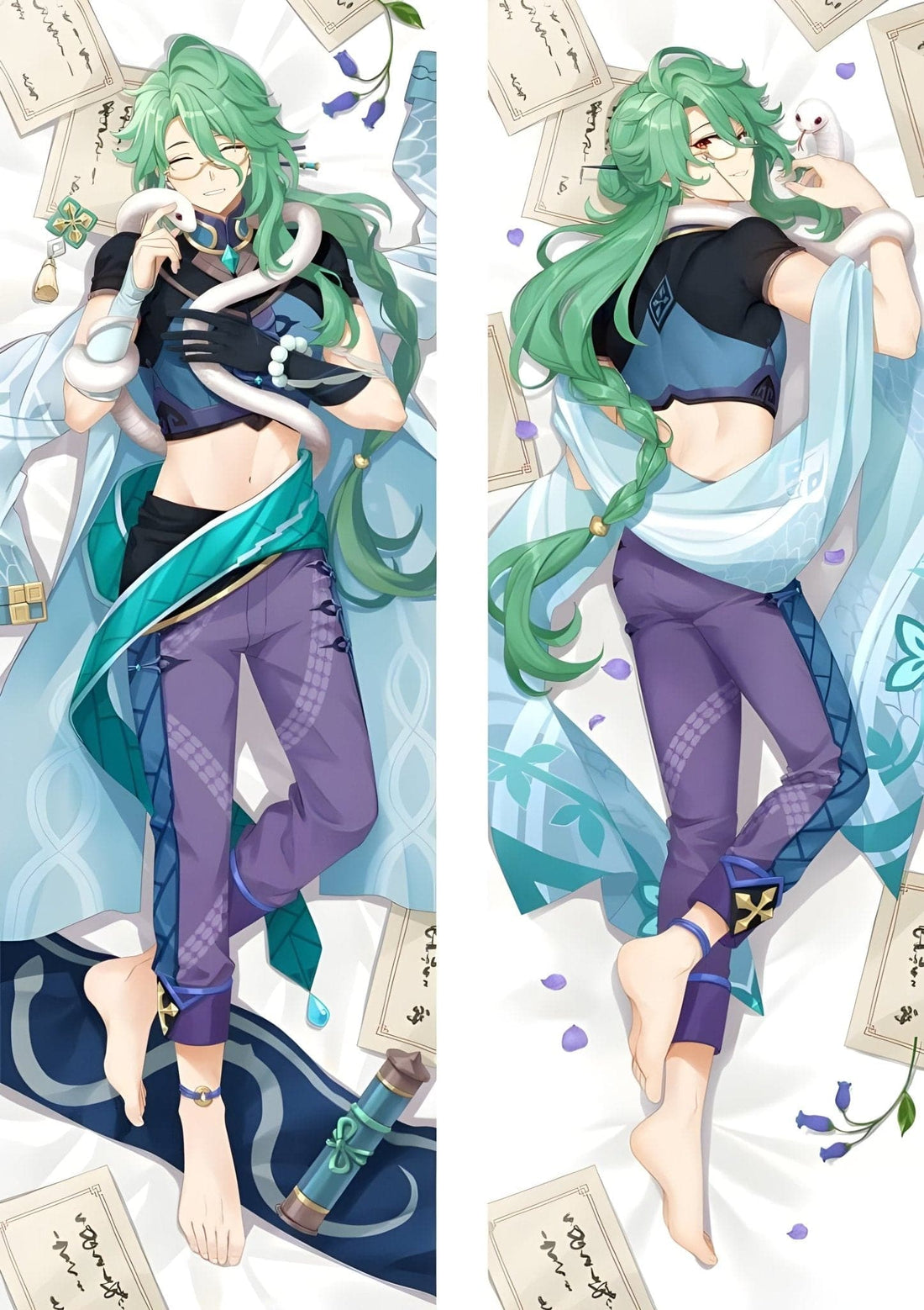 Bazihu / Genshin Impact / Body Pillow Cover - PillowHub 50x150 PEACH SKIN