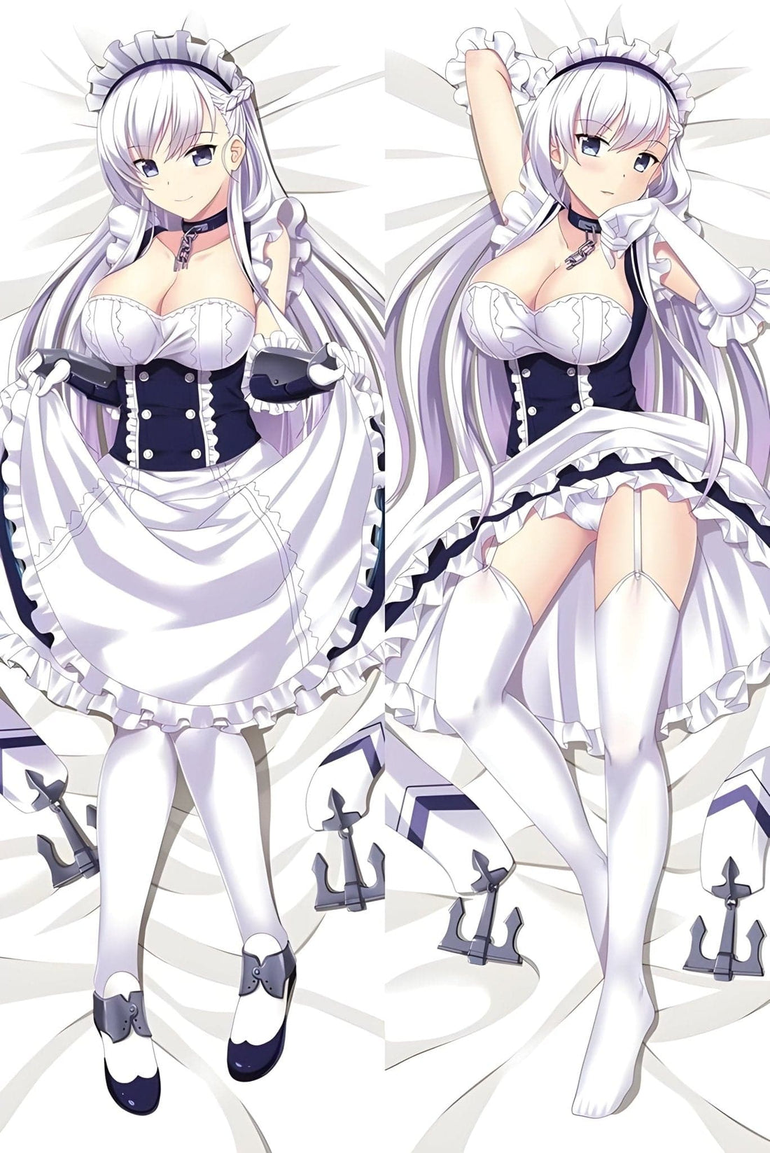 Belfast / Azur Lane / Body Pillow Cover - PillowHub 50x150 PEACH SKIN