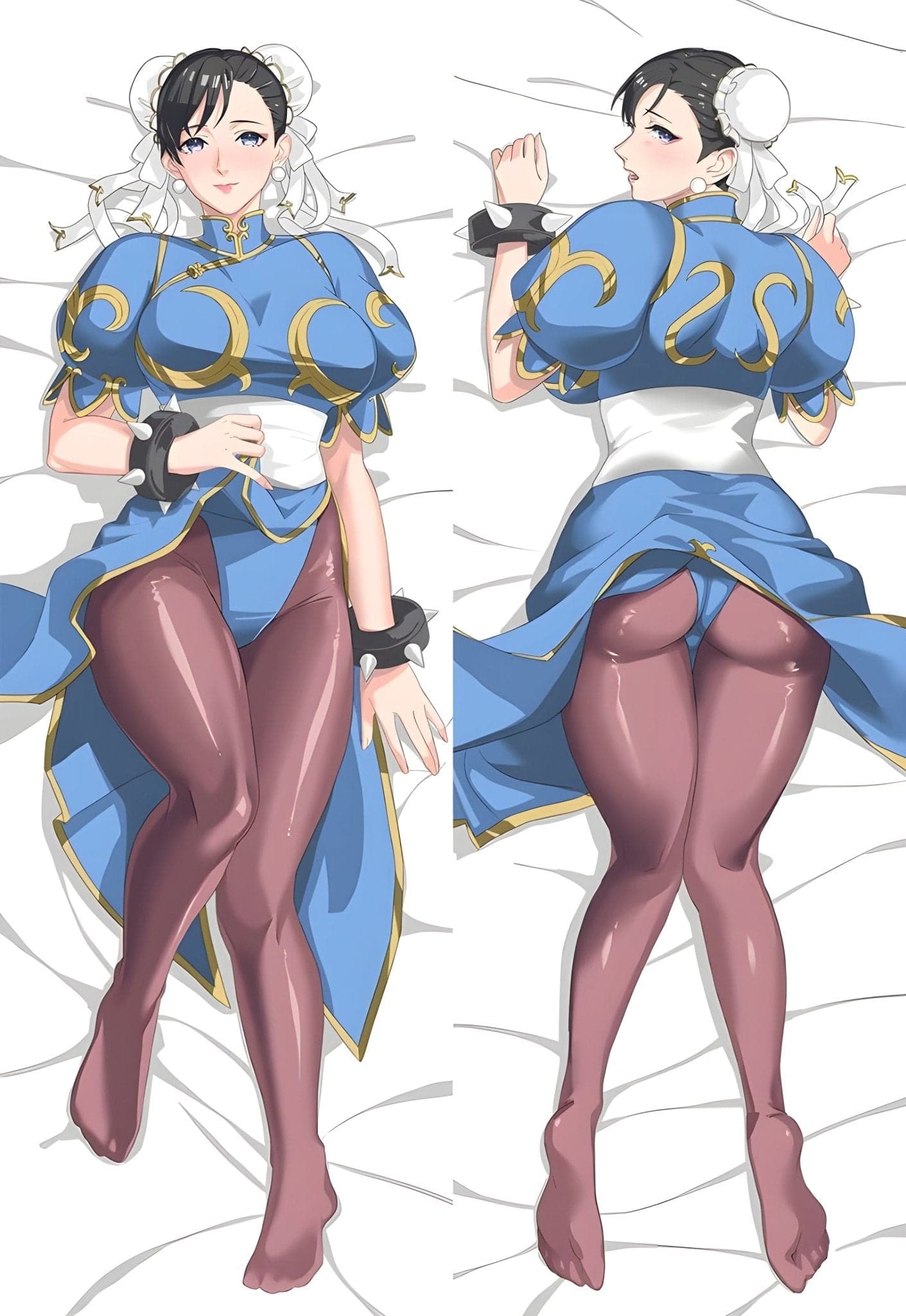 Chun-Li / Street Fighter / Body Pillow Cover - PillowHub 50x150 PEACH SKIN