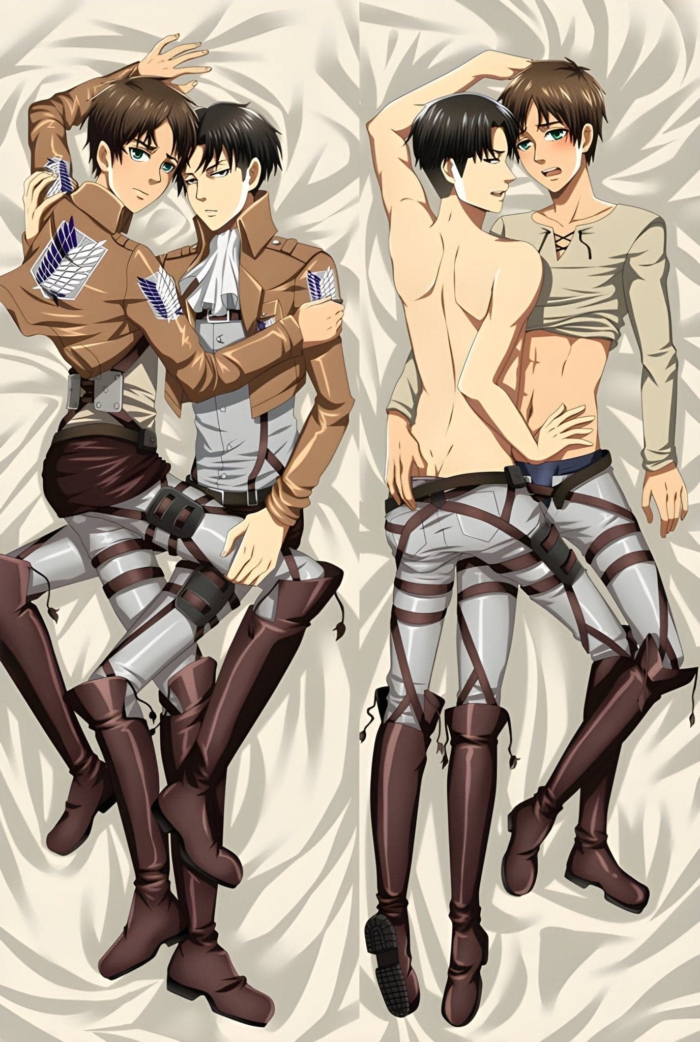 Eren Yeager Levi Attack on Titan Pillow