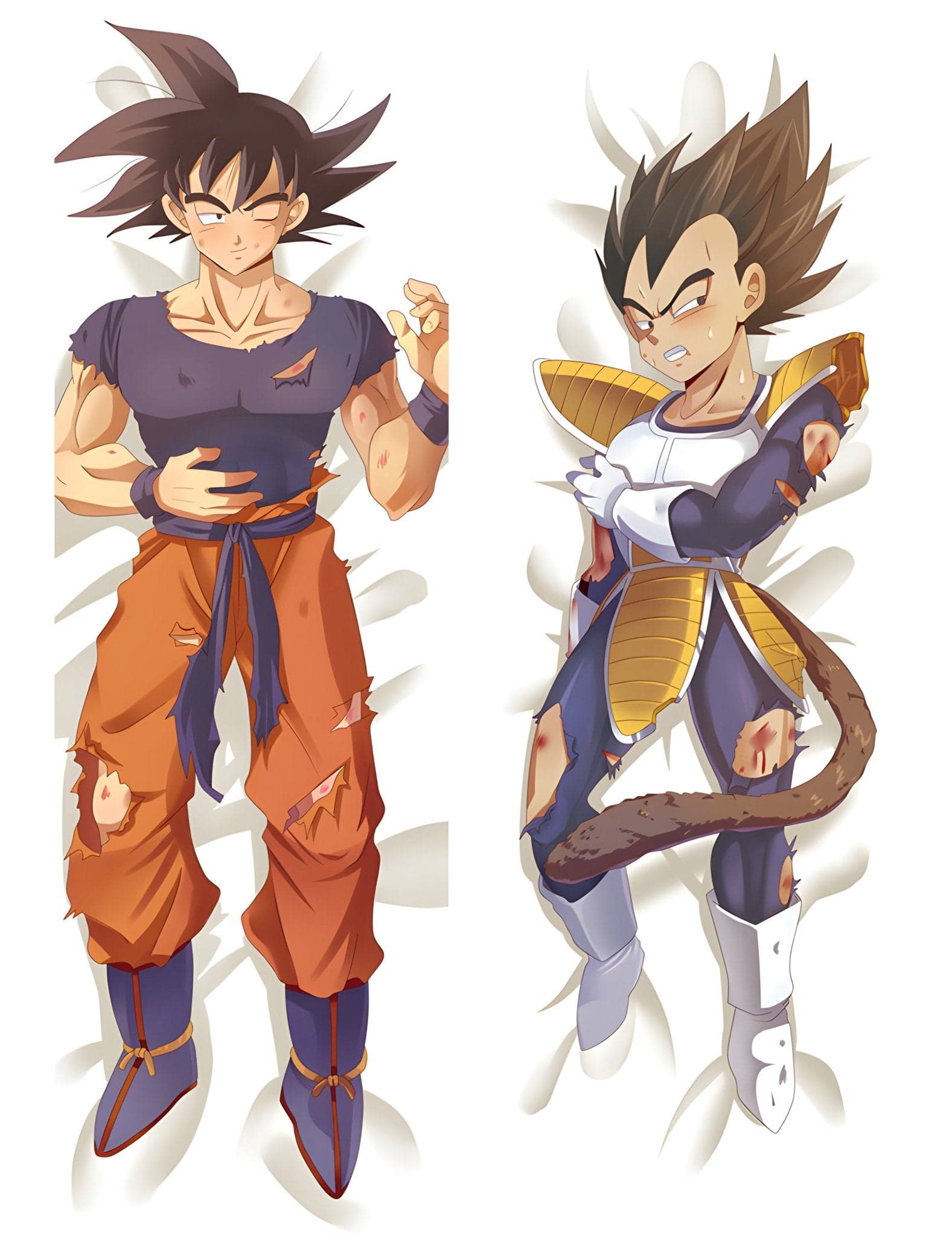 Goku & Vegeta / Dragon Ball / Body Pillow Cover - PillowHub 50x150 PEACH SKIN