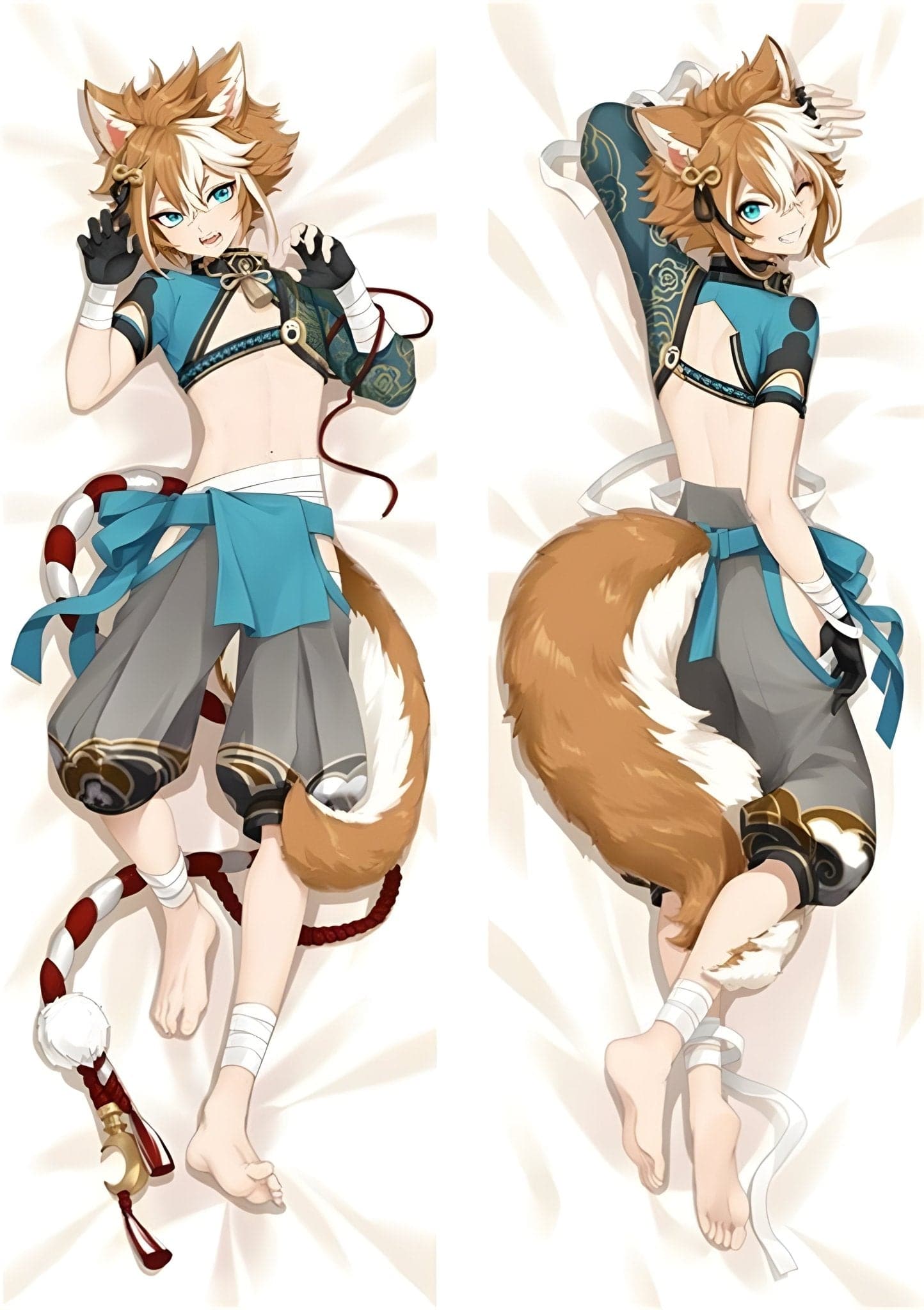 Gorou Genshin Impact Body Pillow Cover