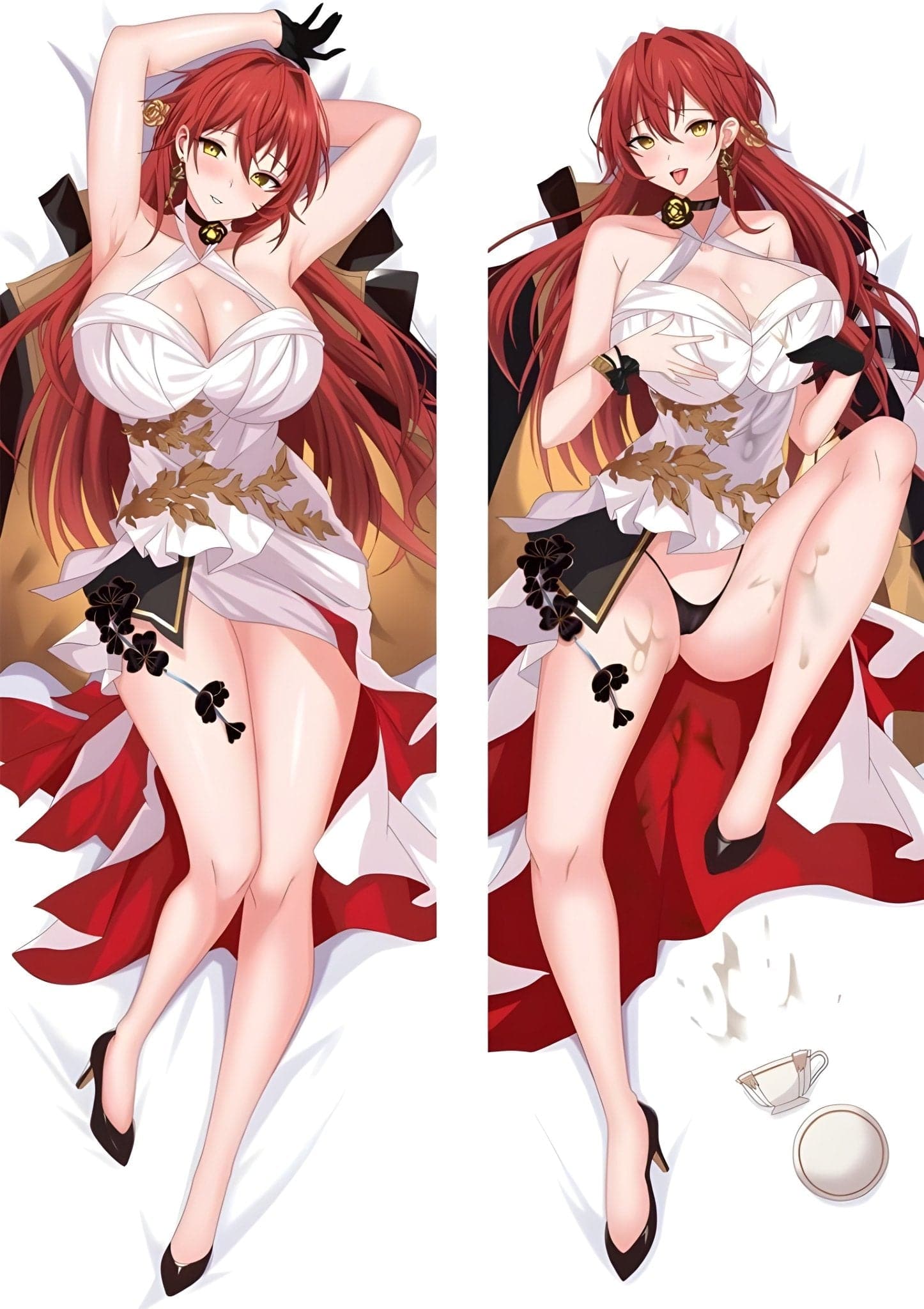 Himeko / Honkai Star Rail / Body Pillow Cover - PillowHub 50x150 PEACH SKIN