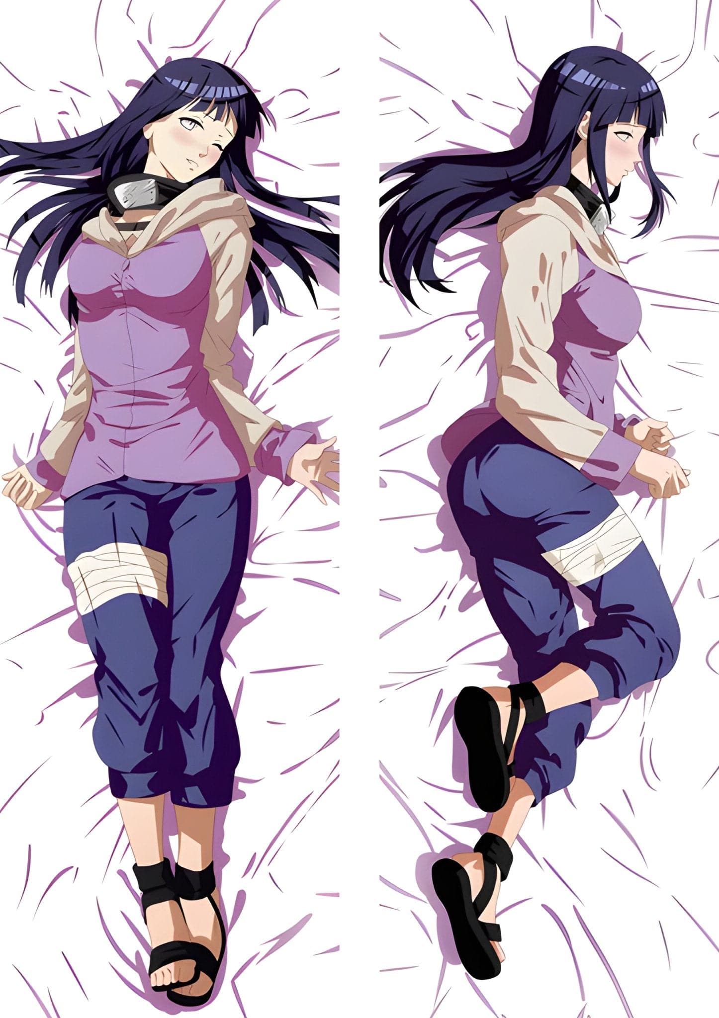 Hinata Hyuga / Naruto Shippuden / Body Pillow Cover - PillowHub 50x150 PEACH SKIN