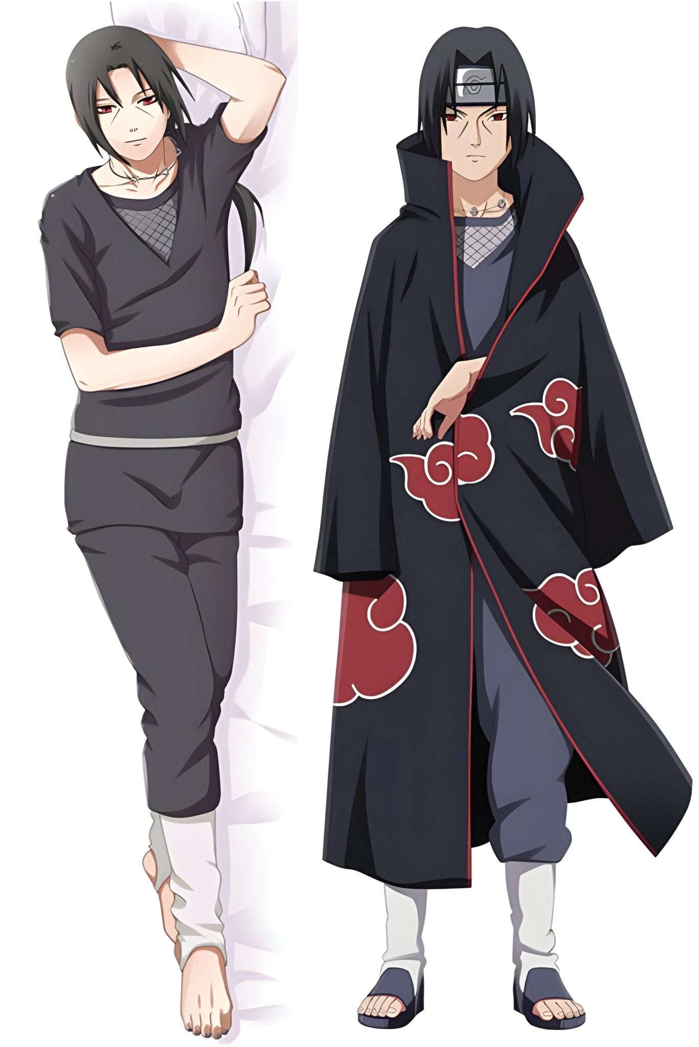 Itachi Uchiha / Naruto Shippuden / Body Pillow Cover - PillowHub 50x150 PEACH SKIN