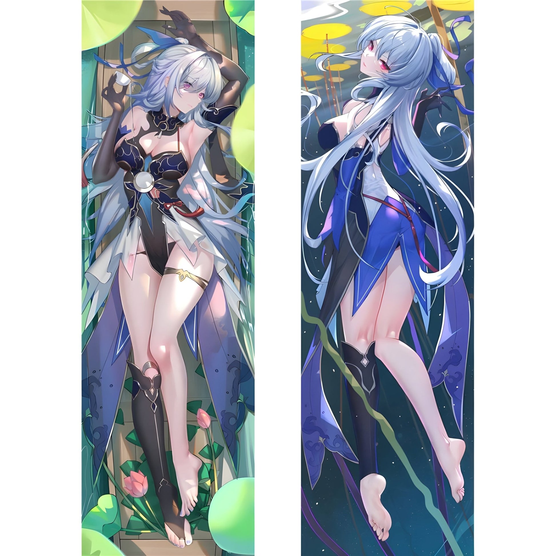 Jingliu / Honkai Star Rail / Body Pillow Cover - PillowHub 50x150 PEACH SKIN