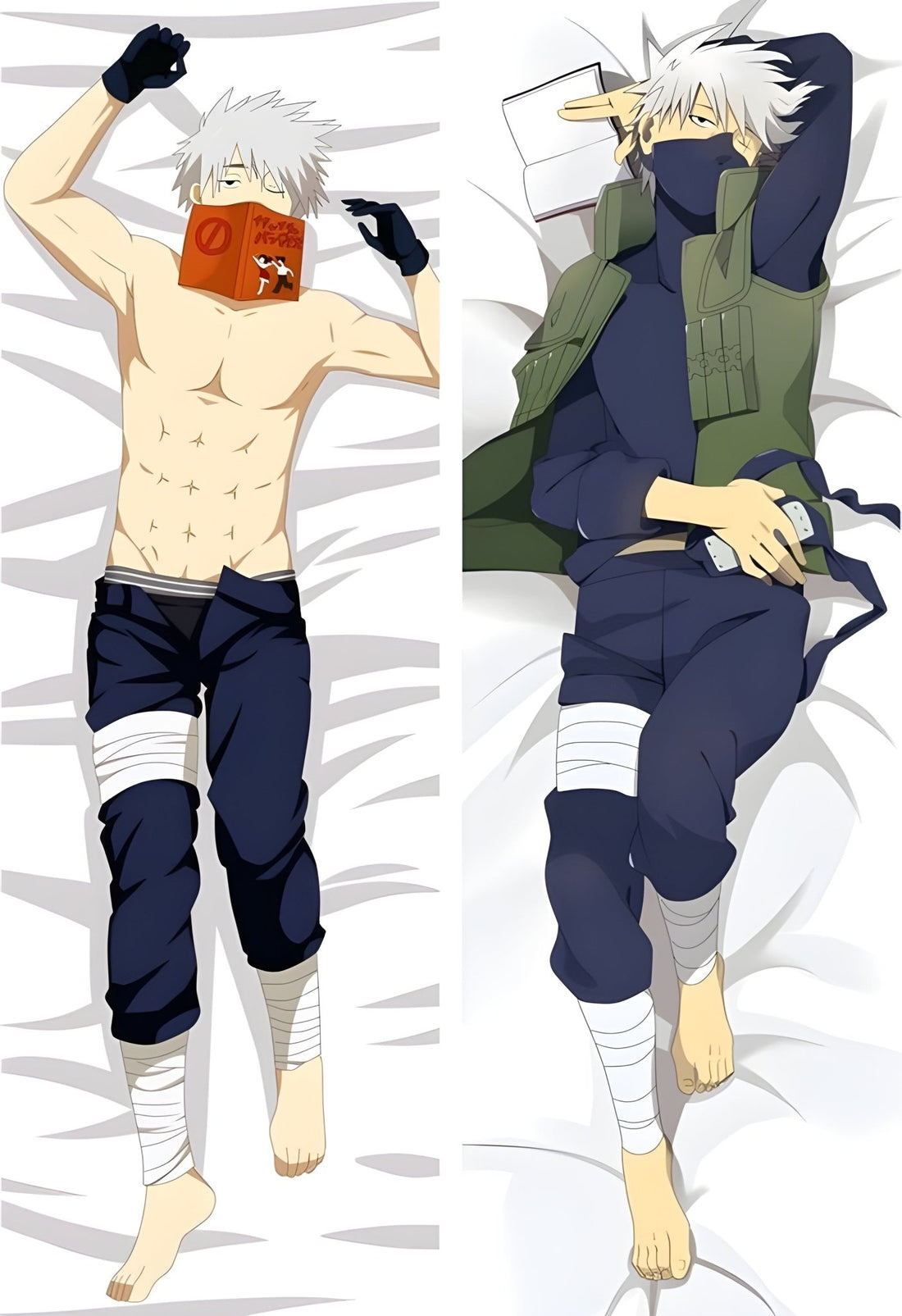 Kakashi Hatake / Naruto Shippuden / Body Pillow Cover - PillowHub 50x150 PEACH SKIN