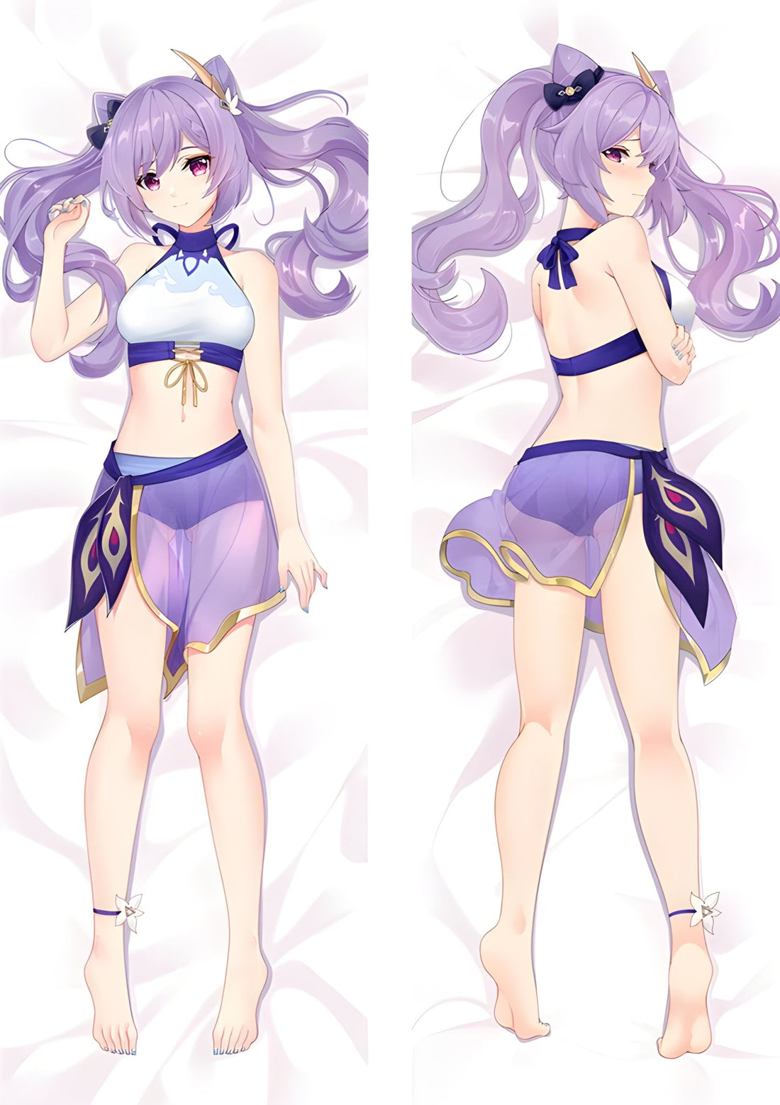 Keqing / Genshin Impact / Body Pillow Cover - PillowHub 50x150 PEACH SKIN