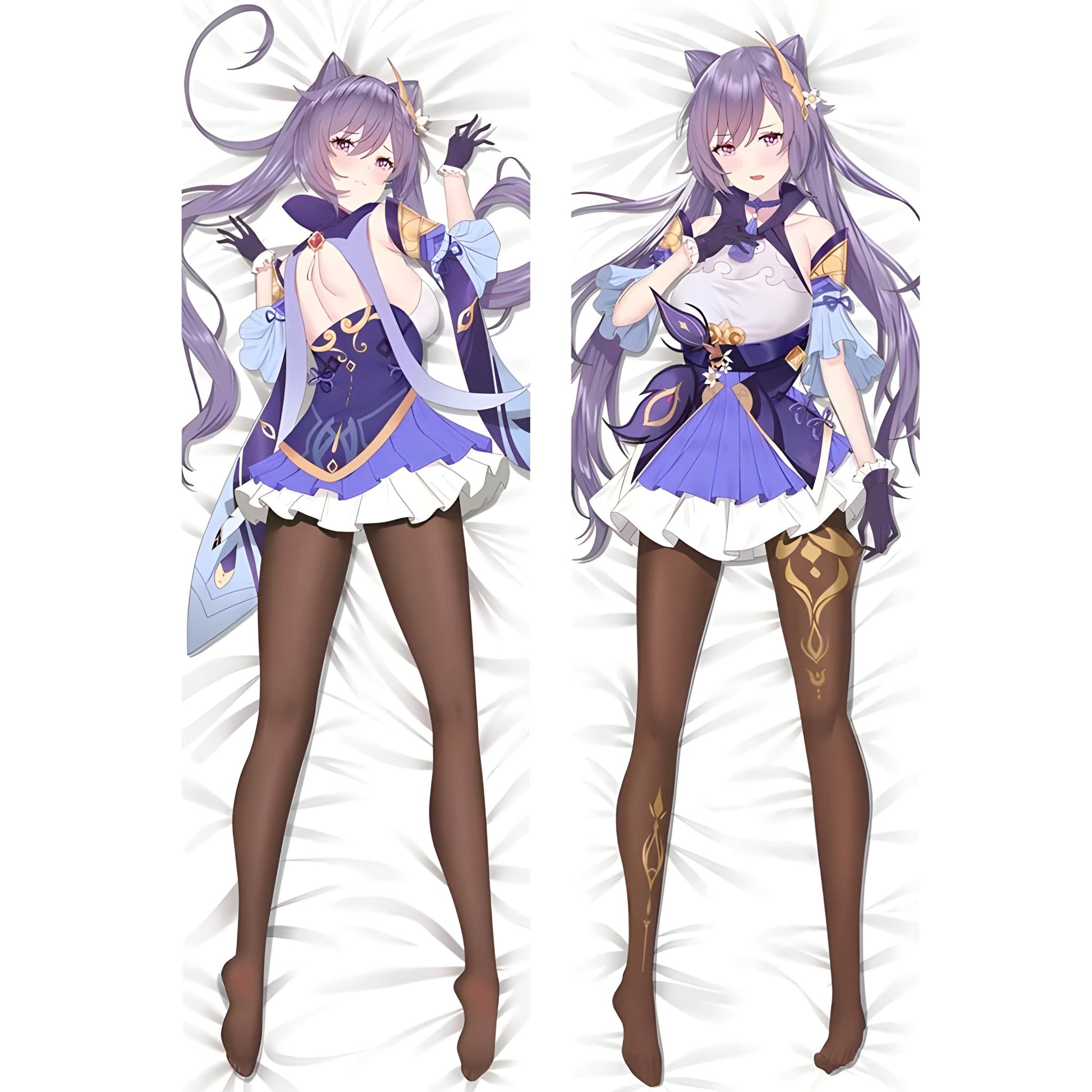 Keqing / Genshin Impact / Body Pillow Cover - PillowHub 50x150 PEACH SKIN