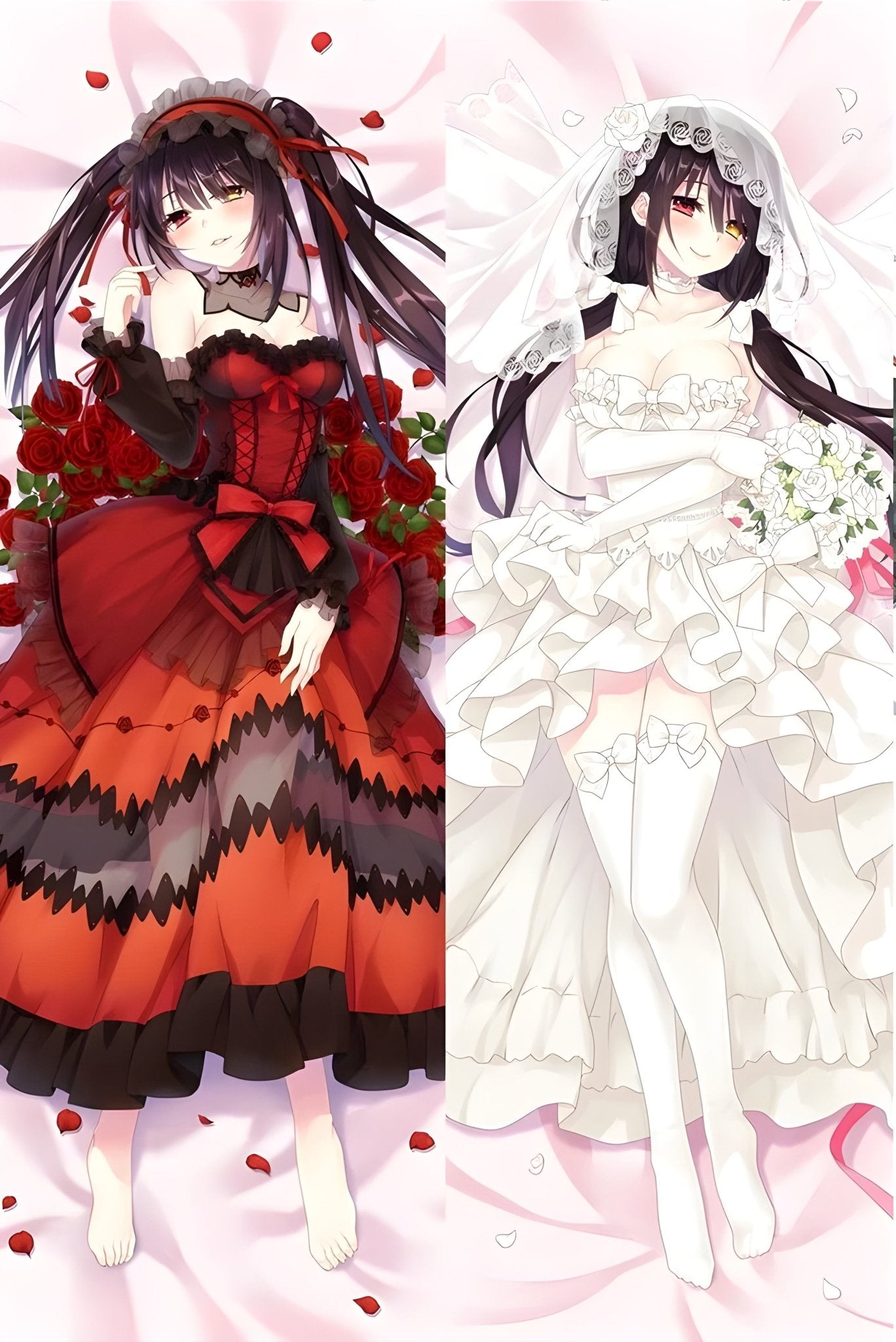 Kurumi Tokisaki / Date A Live / Body Pillow Cover - PillowHub 50x150 PEACH SKIN