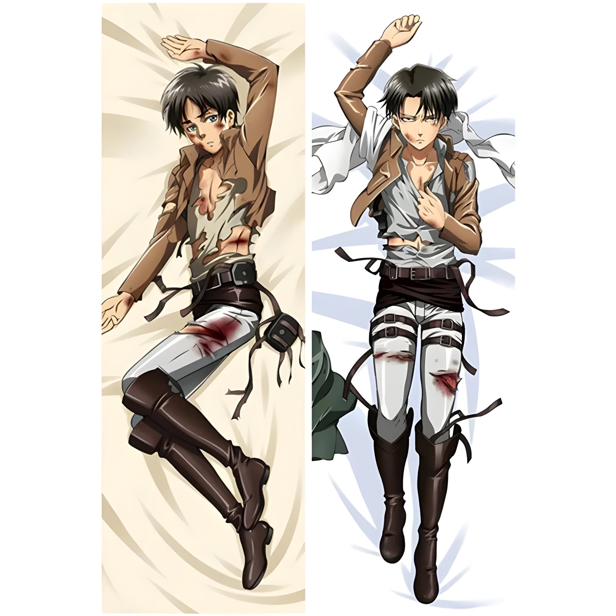 Levi Ackerman / Attack on Titan / Body Pillow Cover - PillowHub 50x150 PEACH SKIN