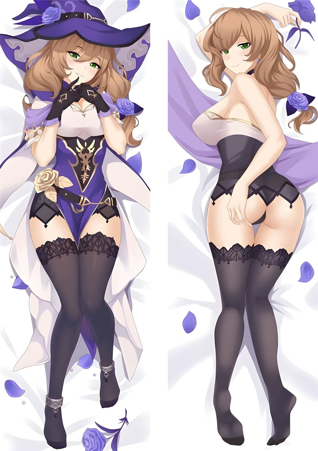 Lisa / Genshin Impact / Body Pillow Cover - PillowHub 50x150 PEACH SKIN