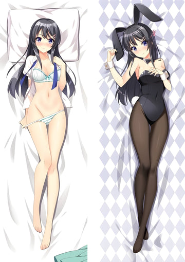 Mai Sakurajima / Rascal Does Not Dream Of Bunny Girl Senpai / Body Pillow Cover - PillowHub 50x150 PEACH SKIN