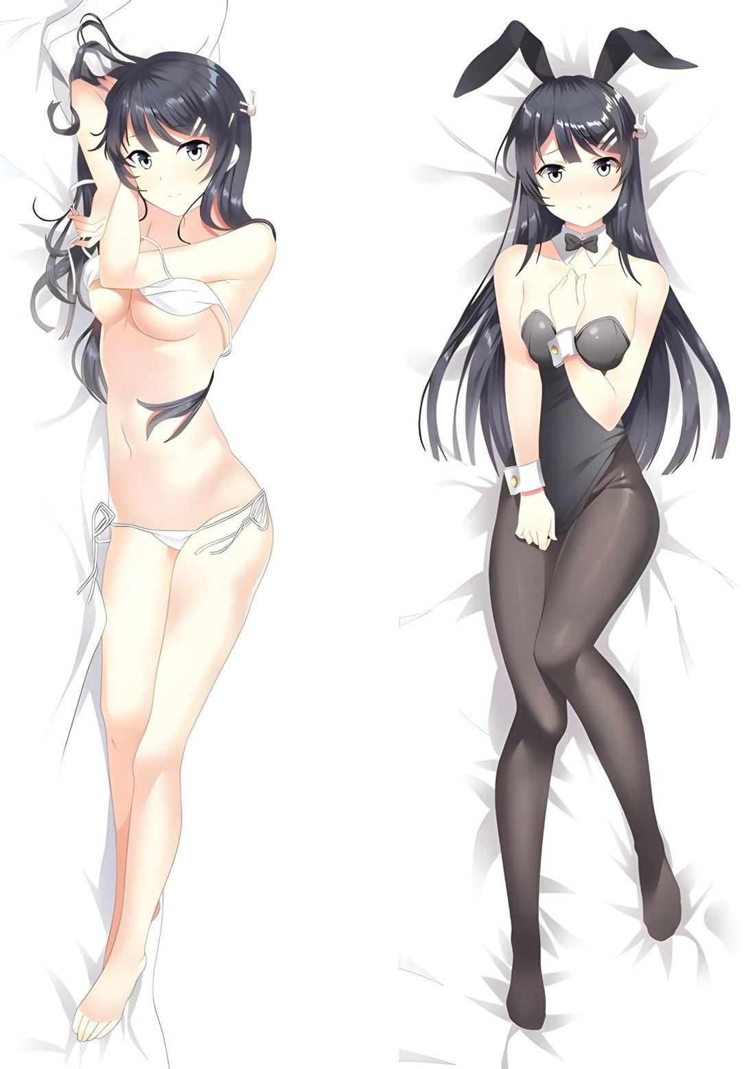 Mai Sakurajima / Rascal Does Not Dream Of Bunny Girl Senpai / Body Pillow Cover - PillowHub 50x150 PEACH SKIN