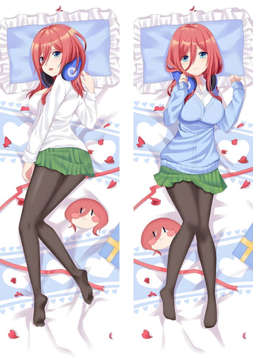 Miku Nakano / The Quintessential Quintuplets / Body Pillow Cover - PillowHub 50x150 PEACH SKIN