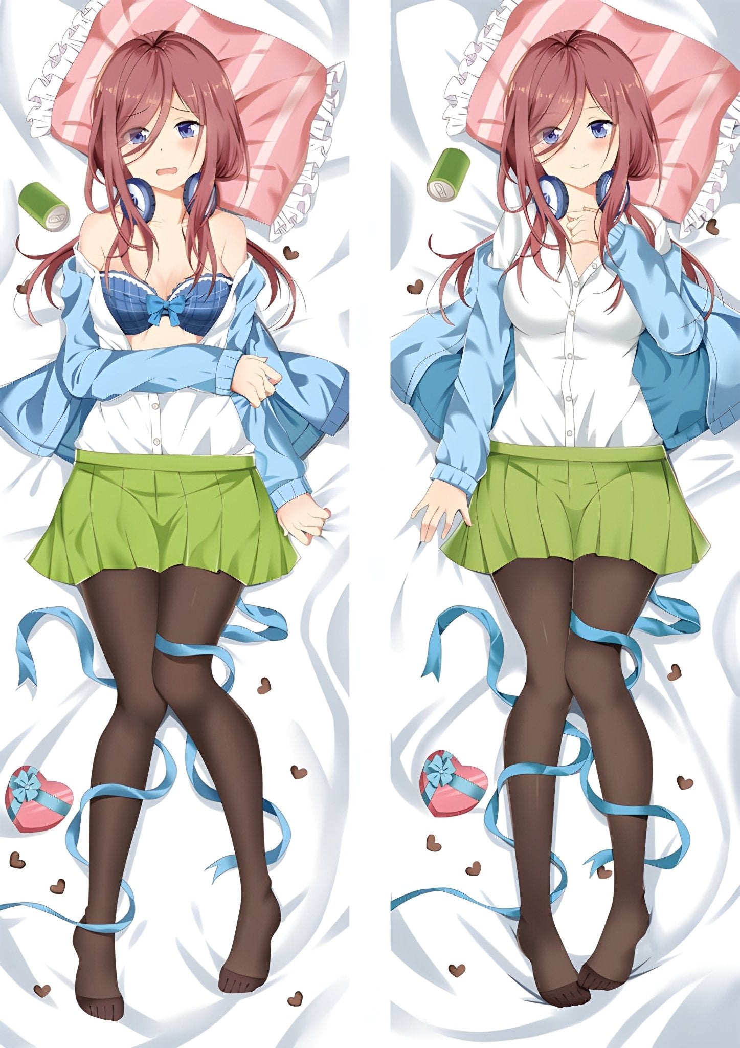 Miku Nakano / The Quintessential Quintuplets / Body Pillow Cover - PillowHub 50x150 PEACH SKIN