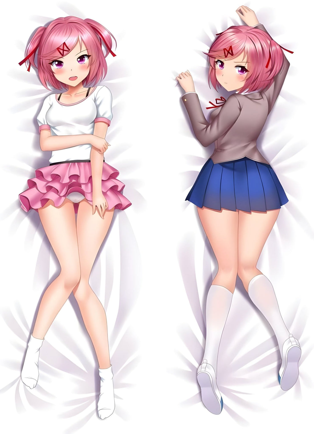 Natsuki / Doki Doki Literature Club / Body Pillow Cover - PillowHub 50x150 PEACH SKIN