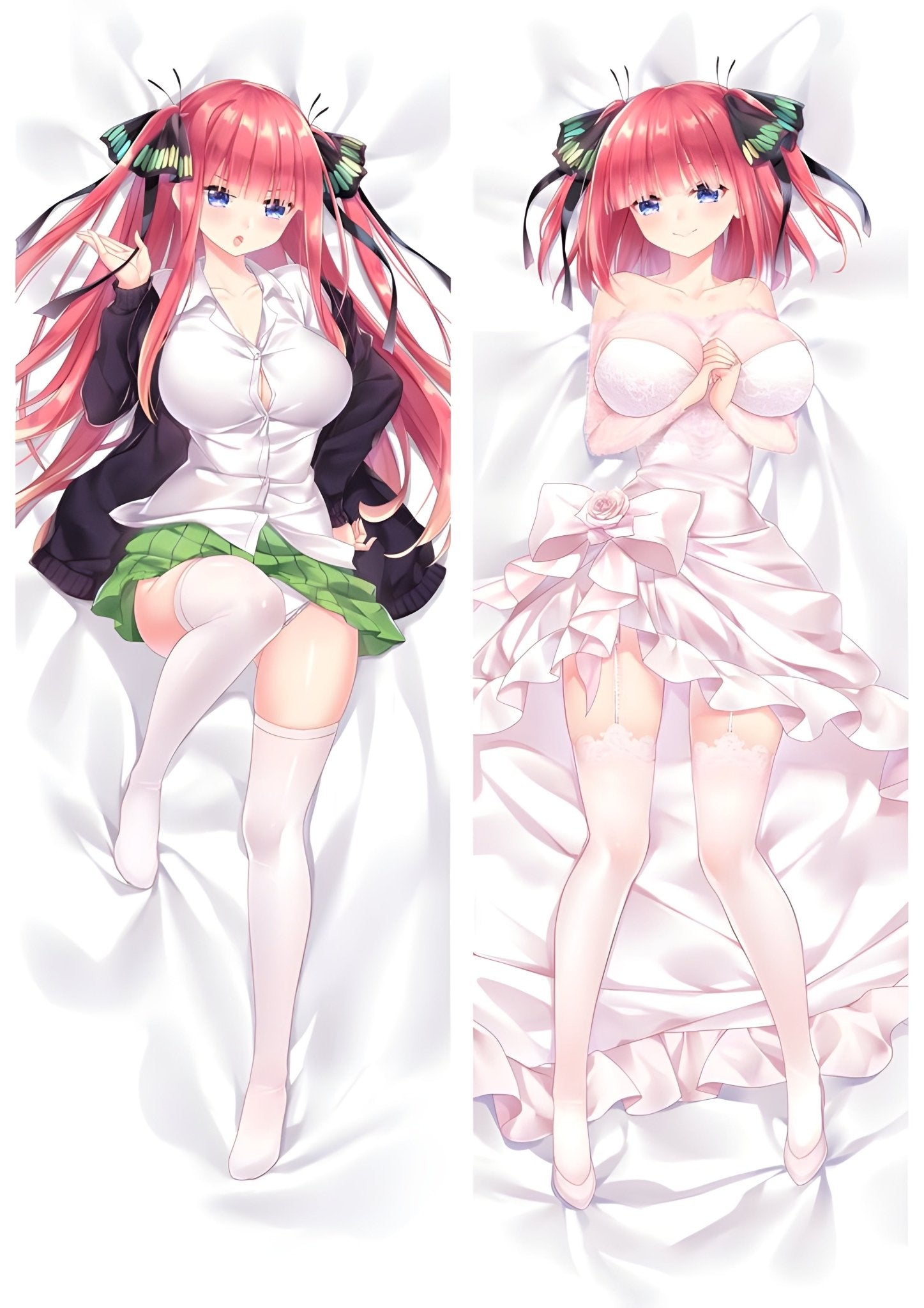 Nino Nakano / The Quintessential Quintuplets / Body Pillow Cover - PillowHub 50x150 PEACH SKIN