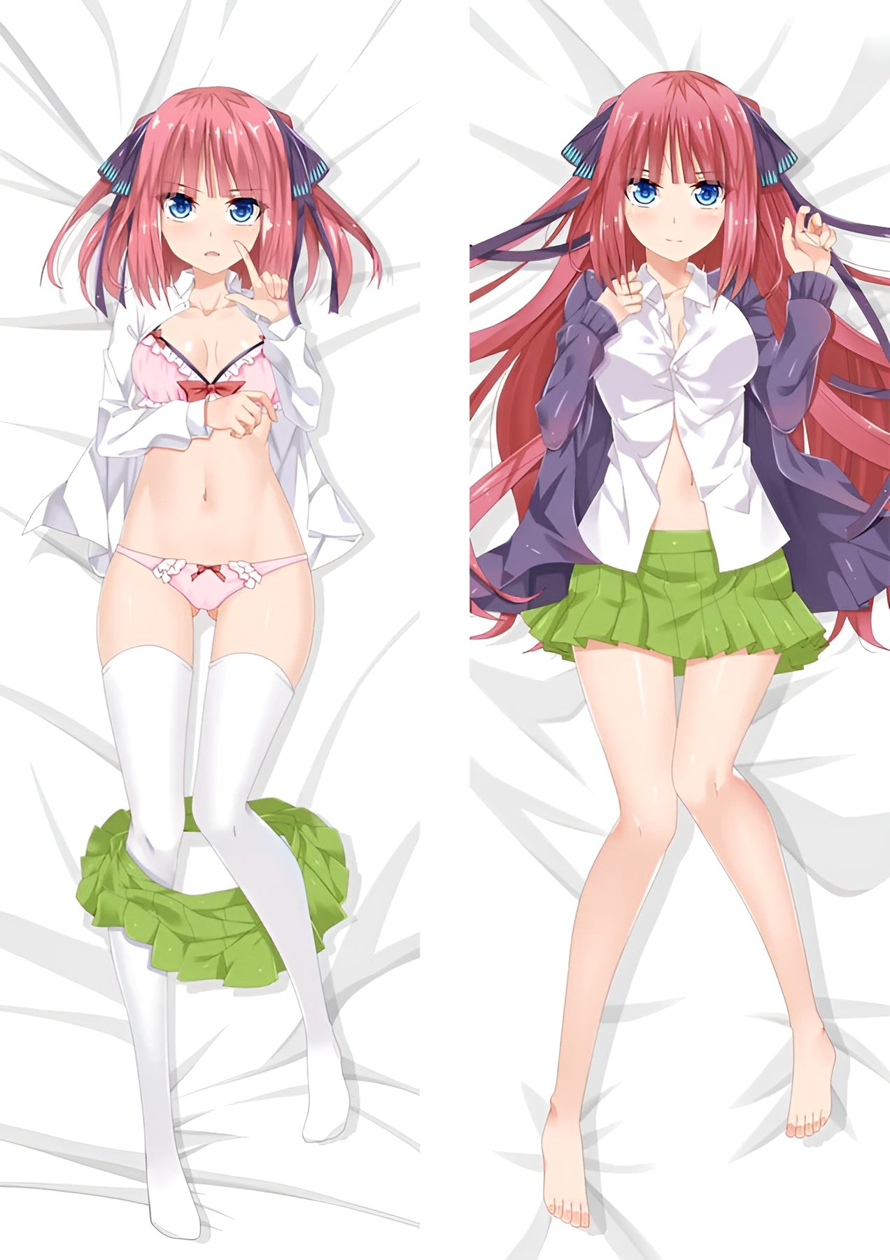 Nino Nakano / The Quintessential Quintuplets / Body Pillow Cover - PillowHub 50x150 PEACH SKIN