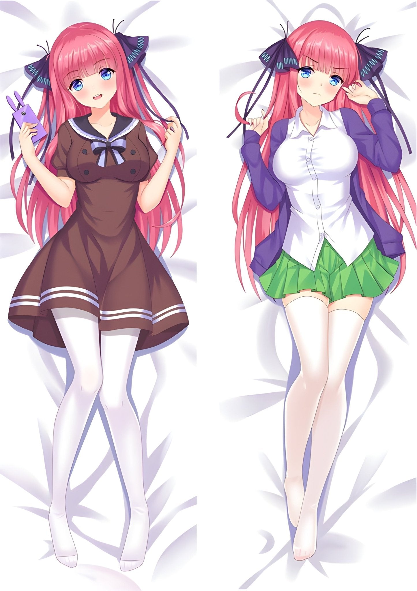 Nino Nakano / The Quintessential Quintuplets / Body Pillow Cover - PillowHub 50x150 PEACH SKIN