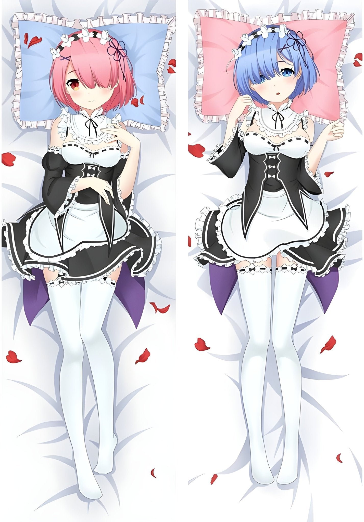 Rem / RE:ZERO-Starting Life In Another World / Body Pillow Cover - PillowHub 50x150 PEACH SKIN